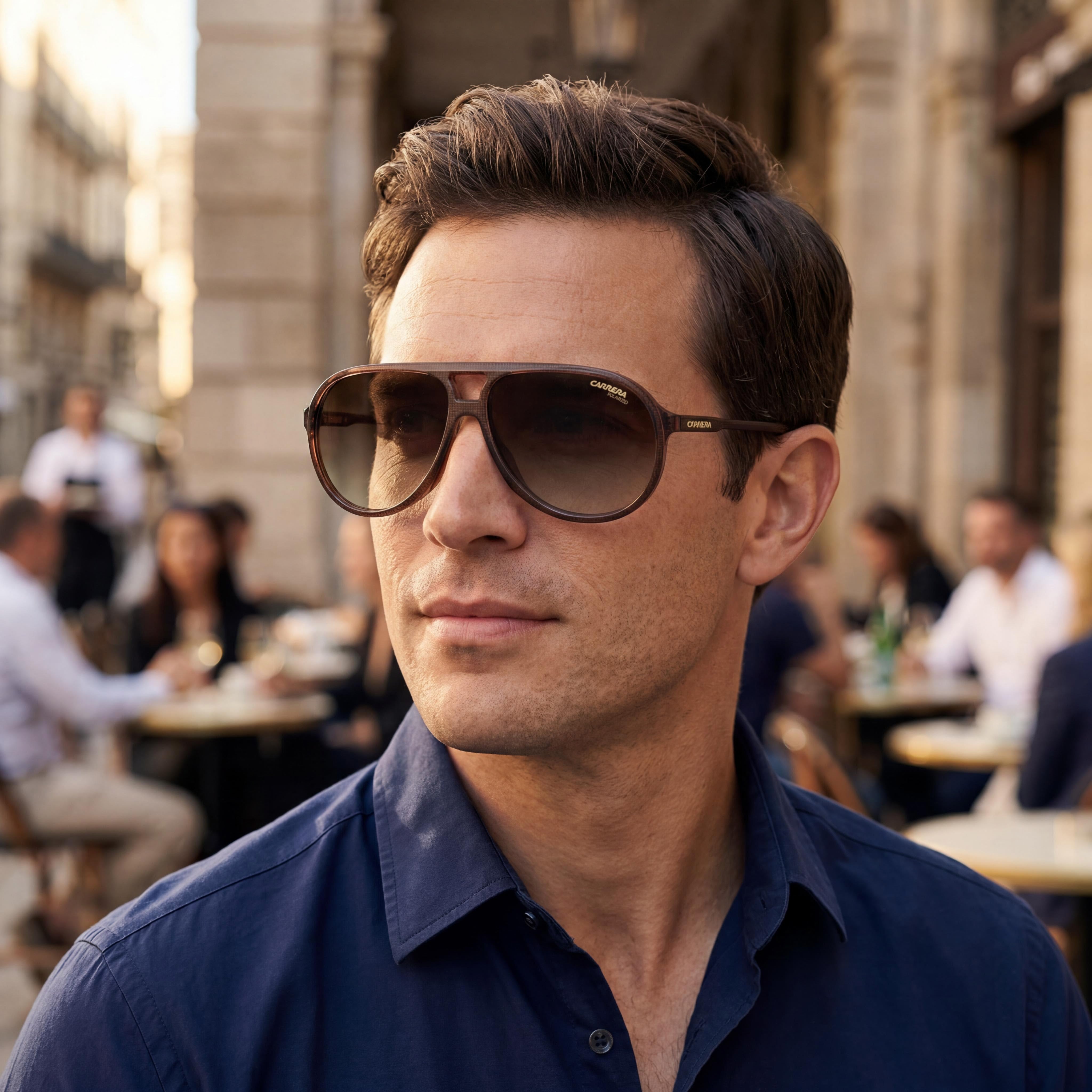 Carrera CA237S-009Q-HA Brown Aviator Gradient Sunglasses for Men, Photo 6
