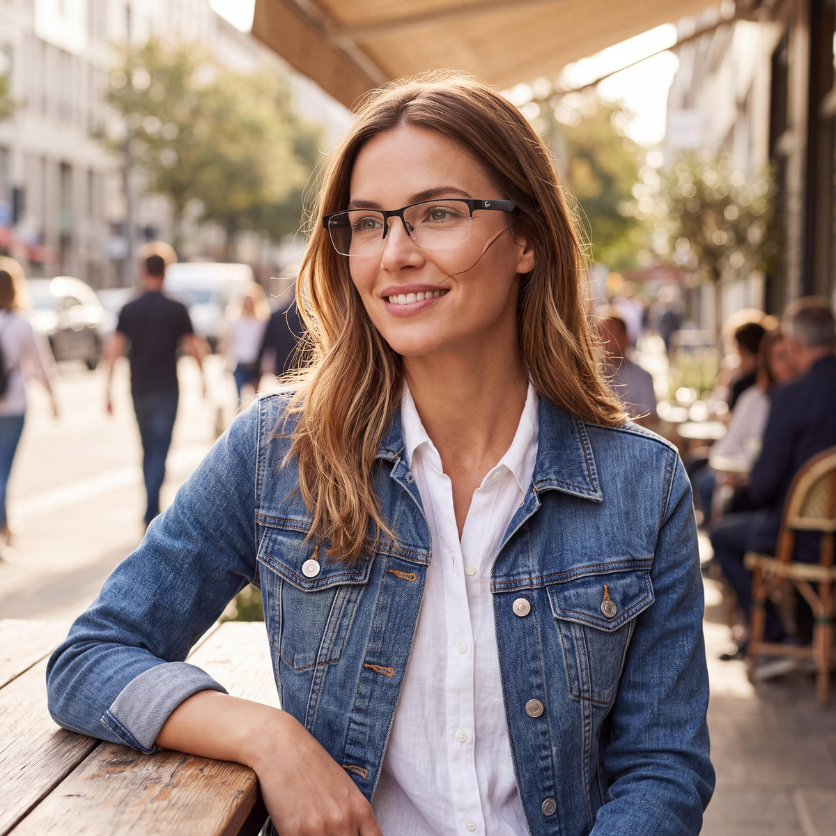 Lacoste L2237 Unisex Classic Style Matte Black Acetate Optical Eyewear Frame (53-18-145), Photo 5