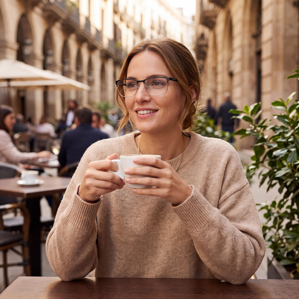 Polaroid Pld D495/G Unisex Black Grey Classic Stainless Steel Prescription Eyeglasses 59-17-150, Photo 3
