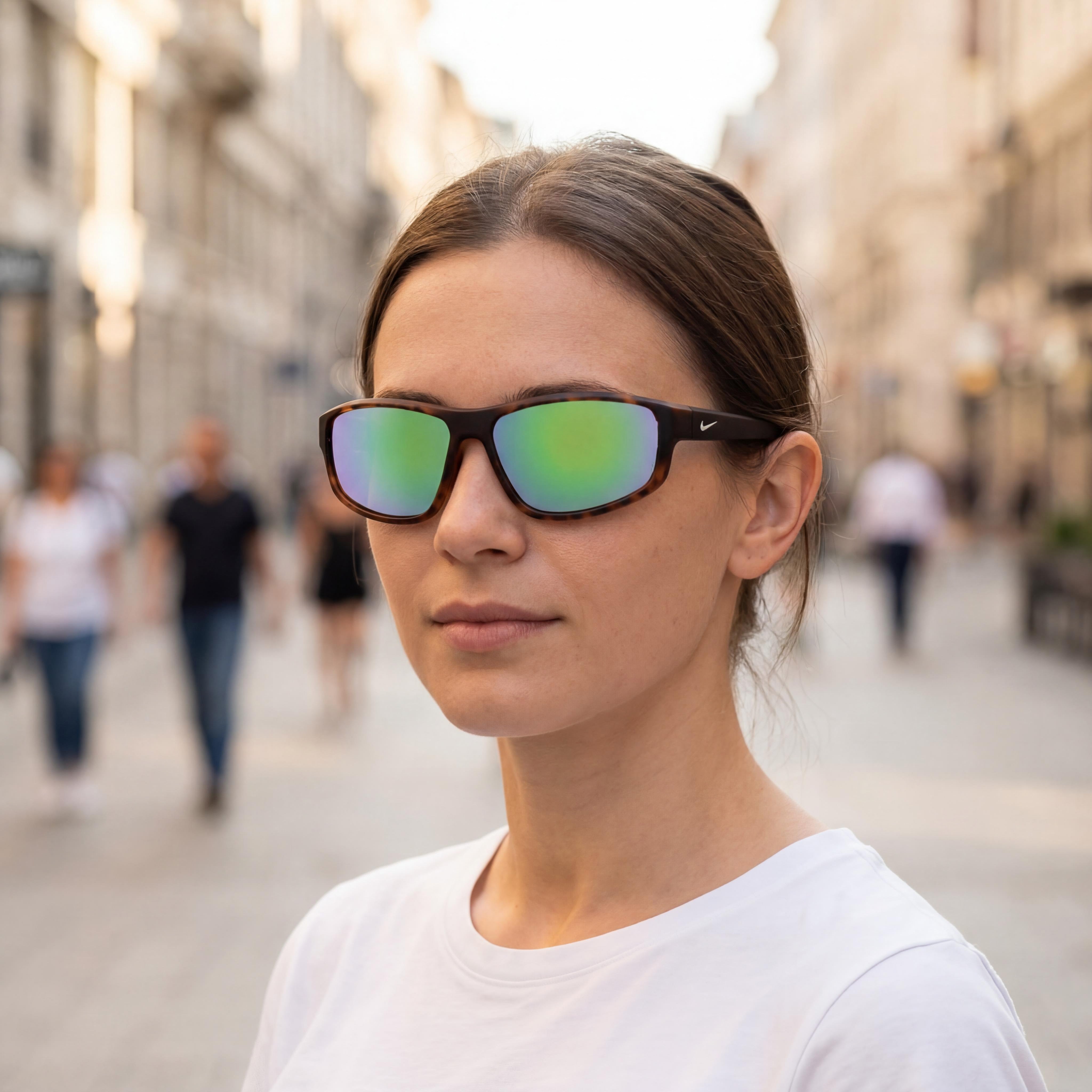 Gafas de sol unisex Nike DJ0803 220 Matte Tortoise Shield, 62 mm, Photo 6
