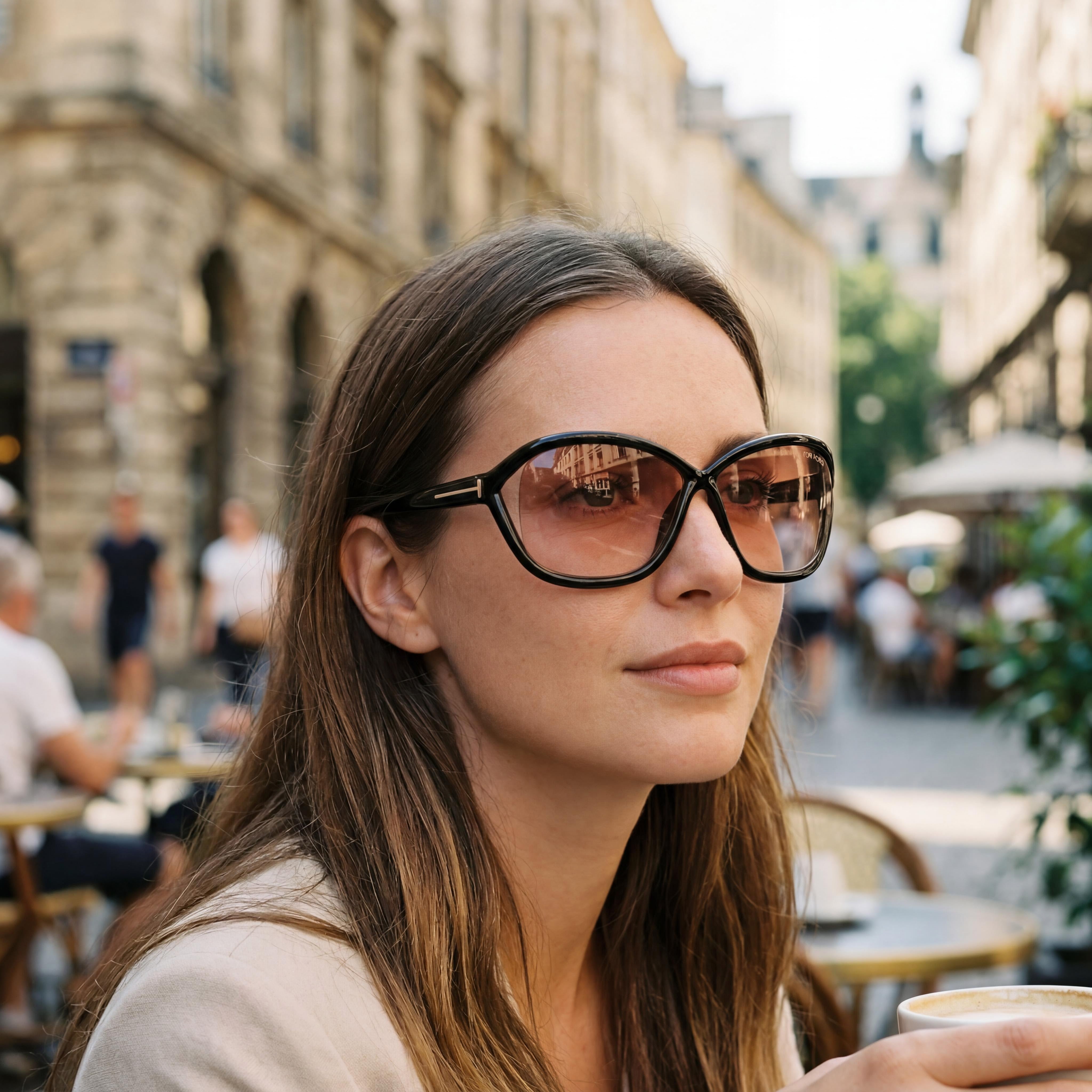 Gafas de sol Tom Ford Sports Collection para mujer con montura multicolor, protección UV y lentes no polarizadas para uso deportivo., Photo 6