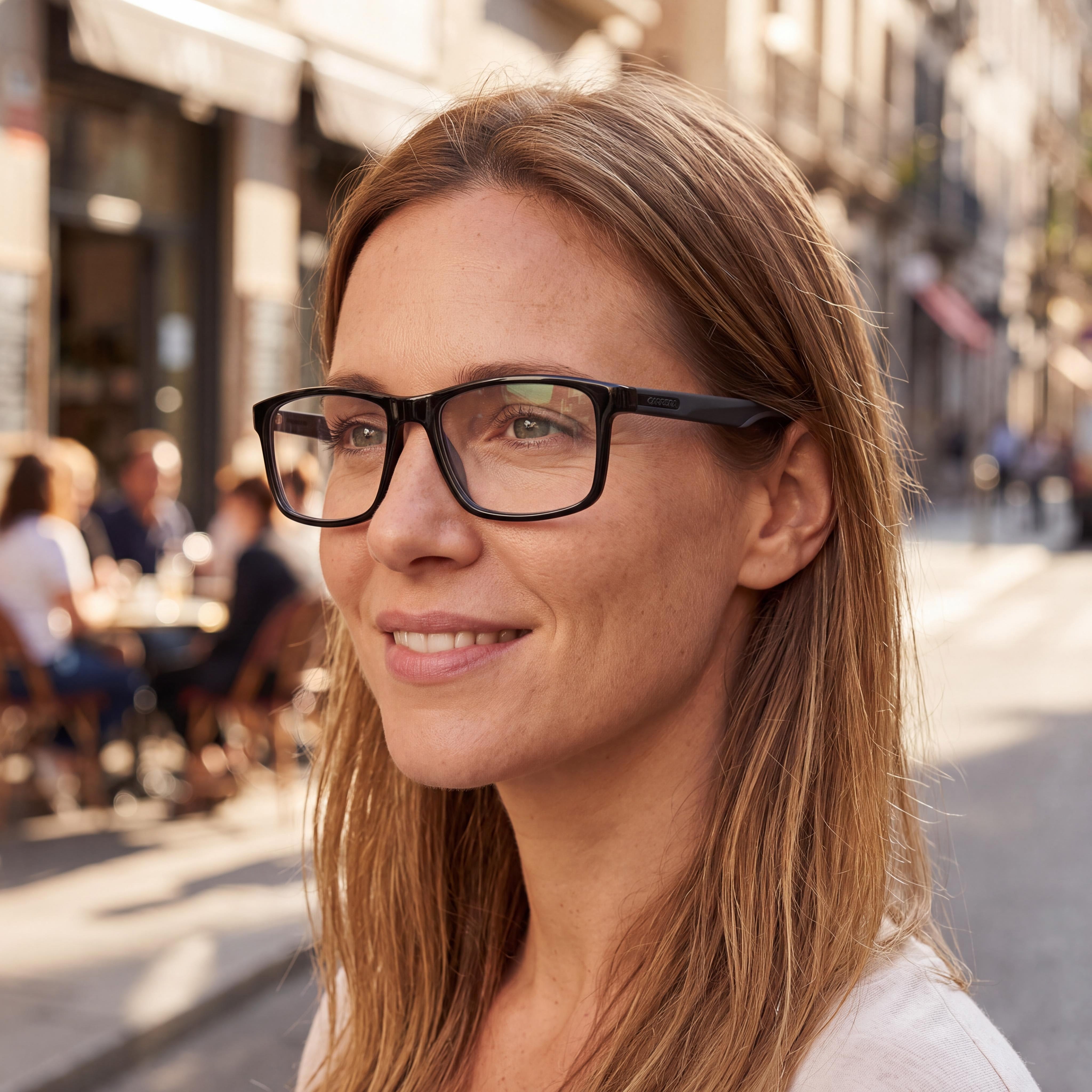 Carrera 8865 Unisex Black Plastic Black Demo Lens 57mm Eyeglasses, Photo 4