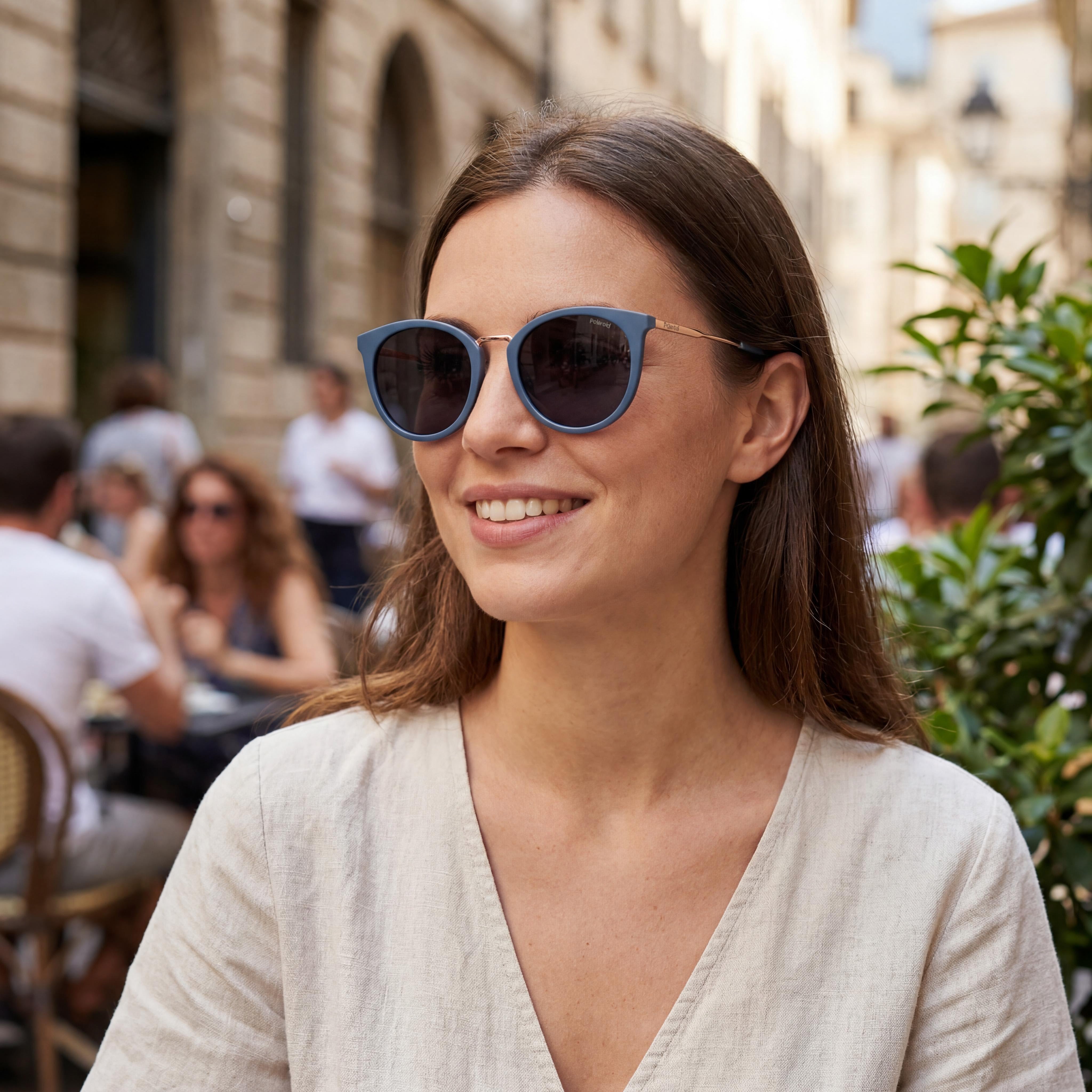 Polaroid PLD 4146/S/X MVU Azure Sunglasses for Women, 53mm, Photo 5