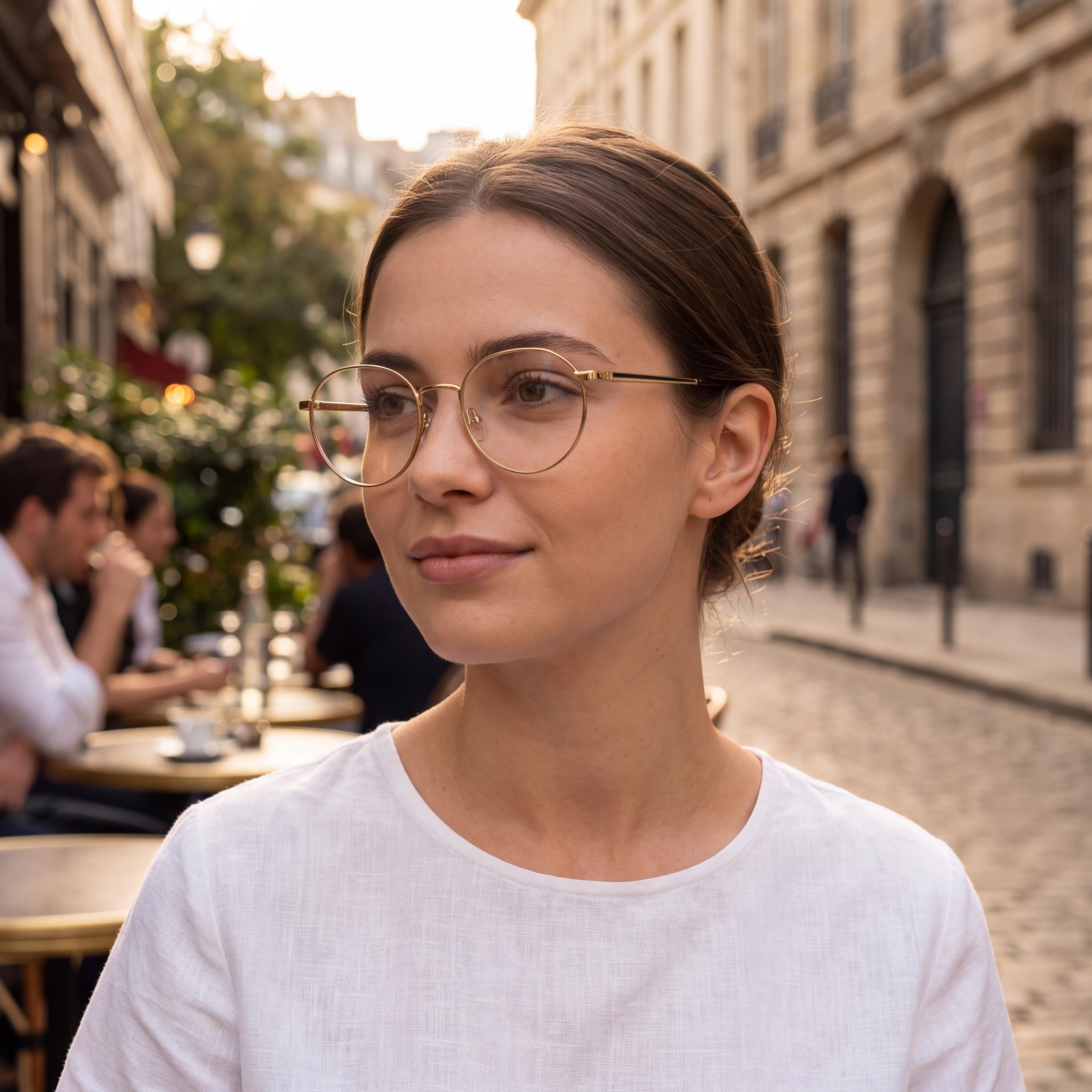 Carolina Herrera Modern Women's Multicolored Alloy Steel Non-polarised Rose Gold Eyeglasses 50mm Lens 20mm Bridge, Photo 6