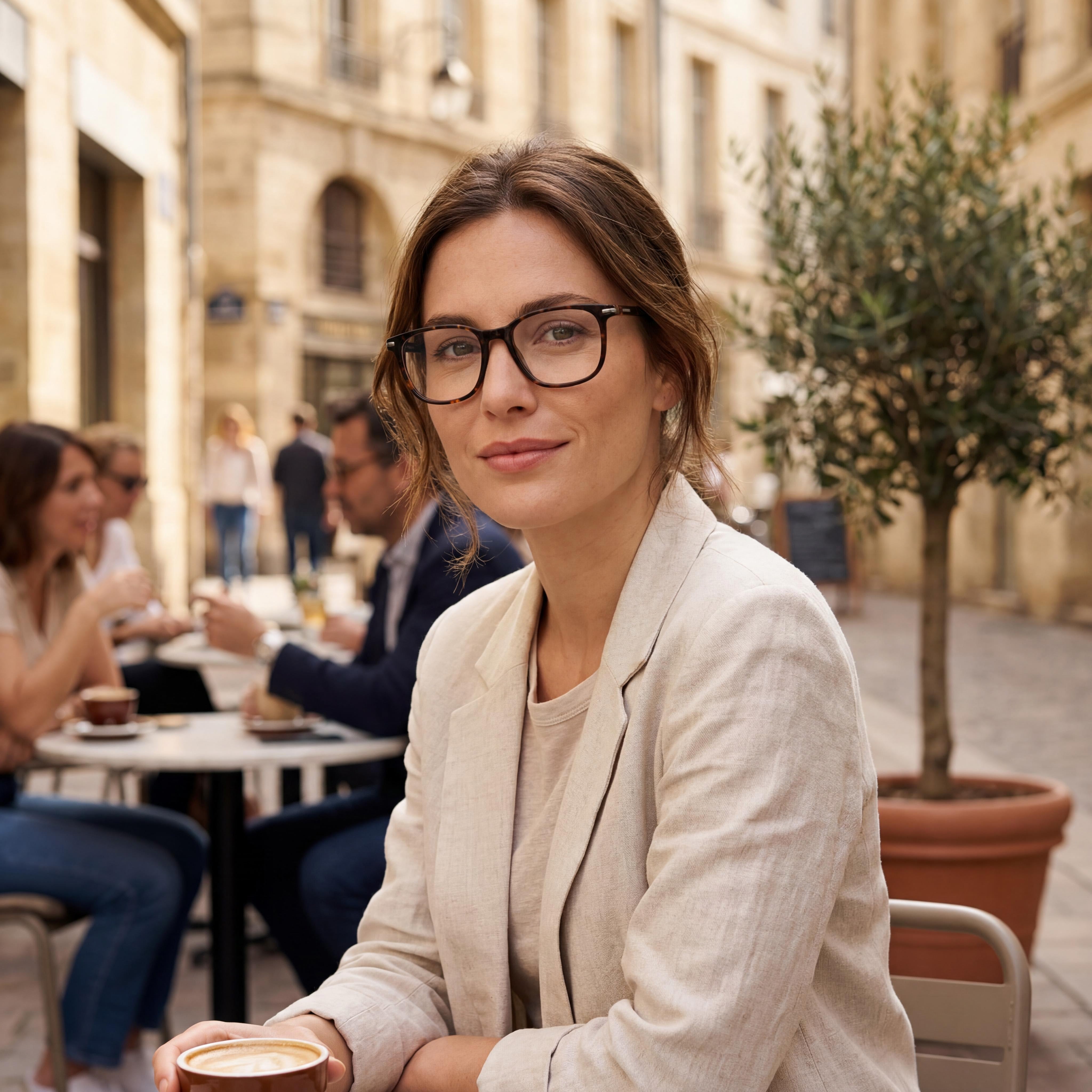 Carrera 308 Modern Unisex Havana Acetate Eyeglasses 53-17-145, Photo 5