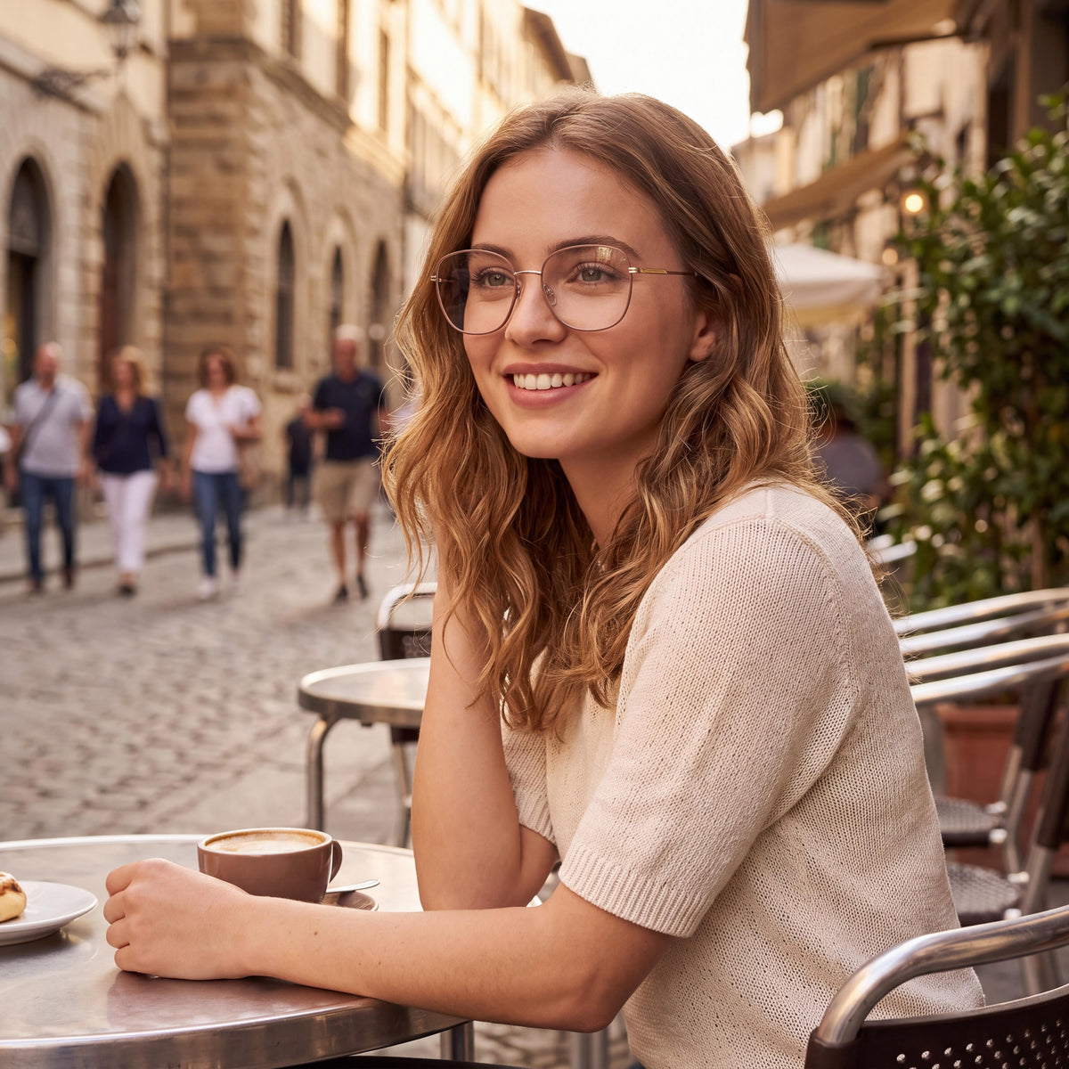 DKNY Dk1034 Taupe/Rose Gold Women's Acetate Frame Sunglasses with Polycarbonate Lenses 51mm, Photo 6