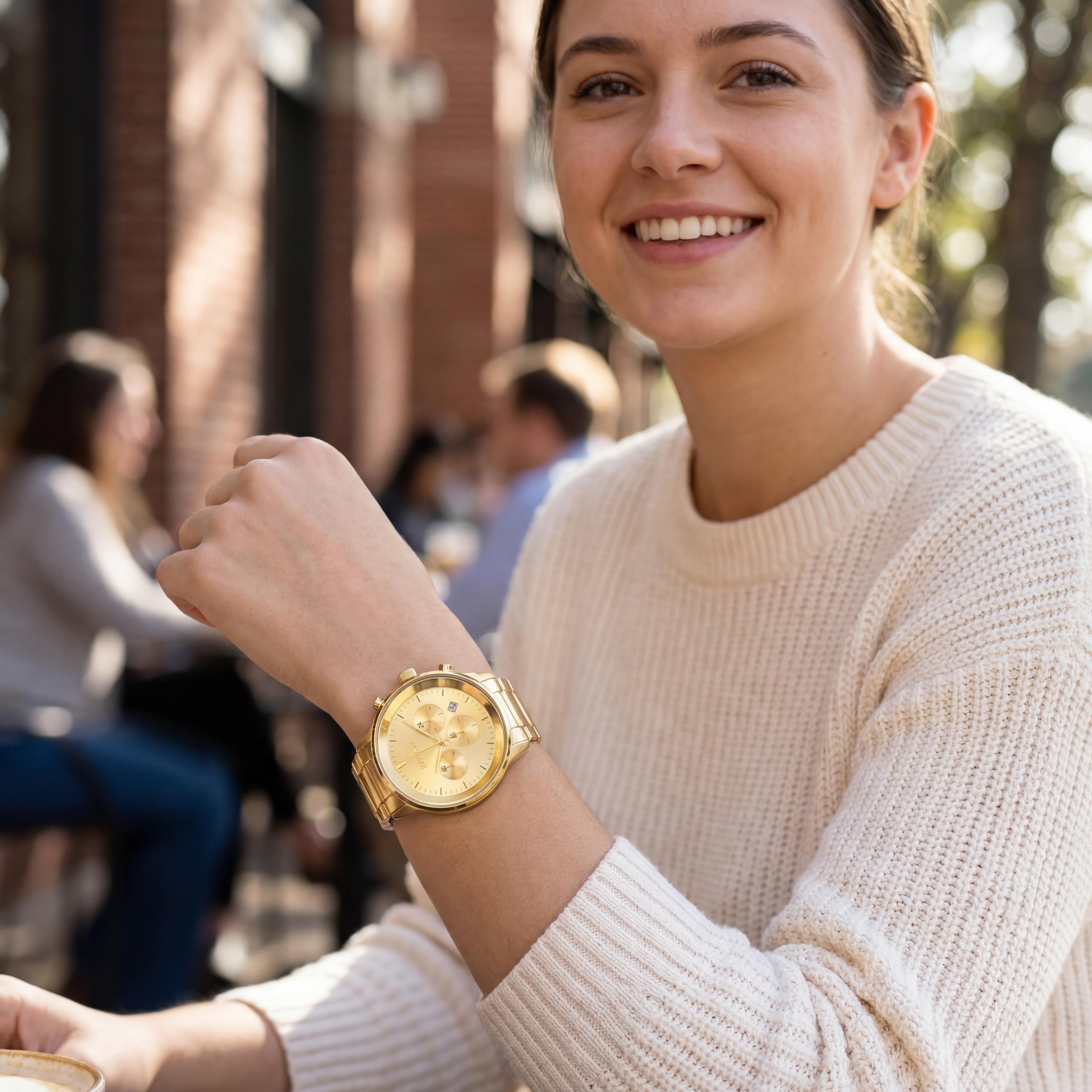 Invicta 29481 Specialty Unisex Gold-tone Stainless Steel Chronograph Quartz Watch 43mm, Photo 5