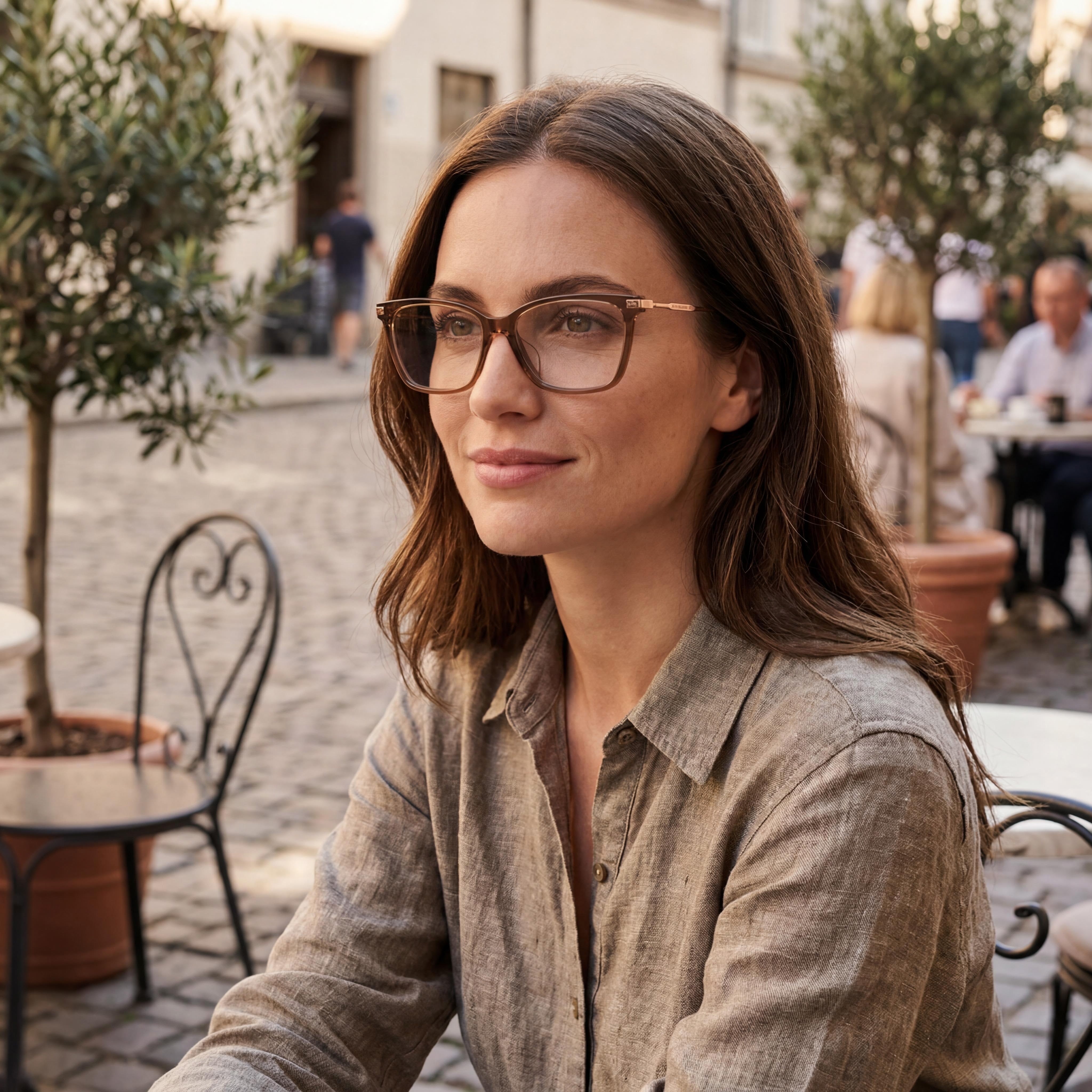 Marc Jacobs Marc 508/F Unisex Brown Plastic Optical Frames with Polycarbonate Lenses 53mm, Photo 3