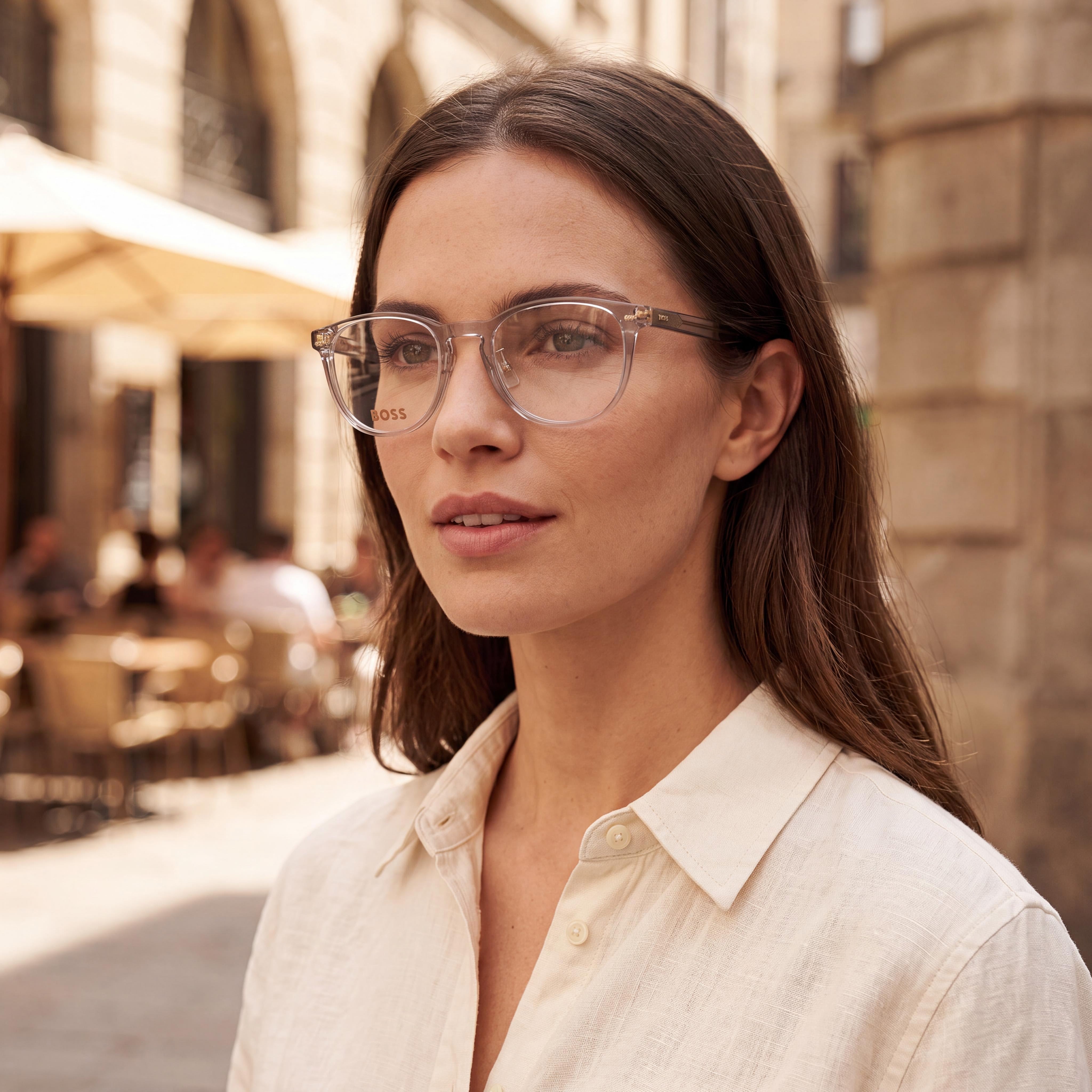 Hugo Boss Boss 1479/f Unisex Modern Style Grey Acetate Frame Polycarbonate Lens Sunglasses 52mm, Photo 5