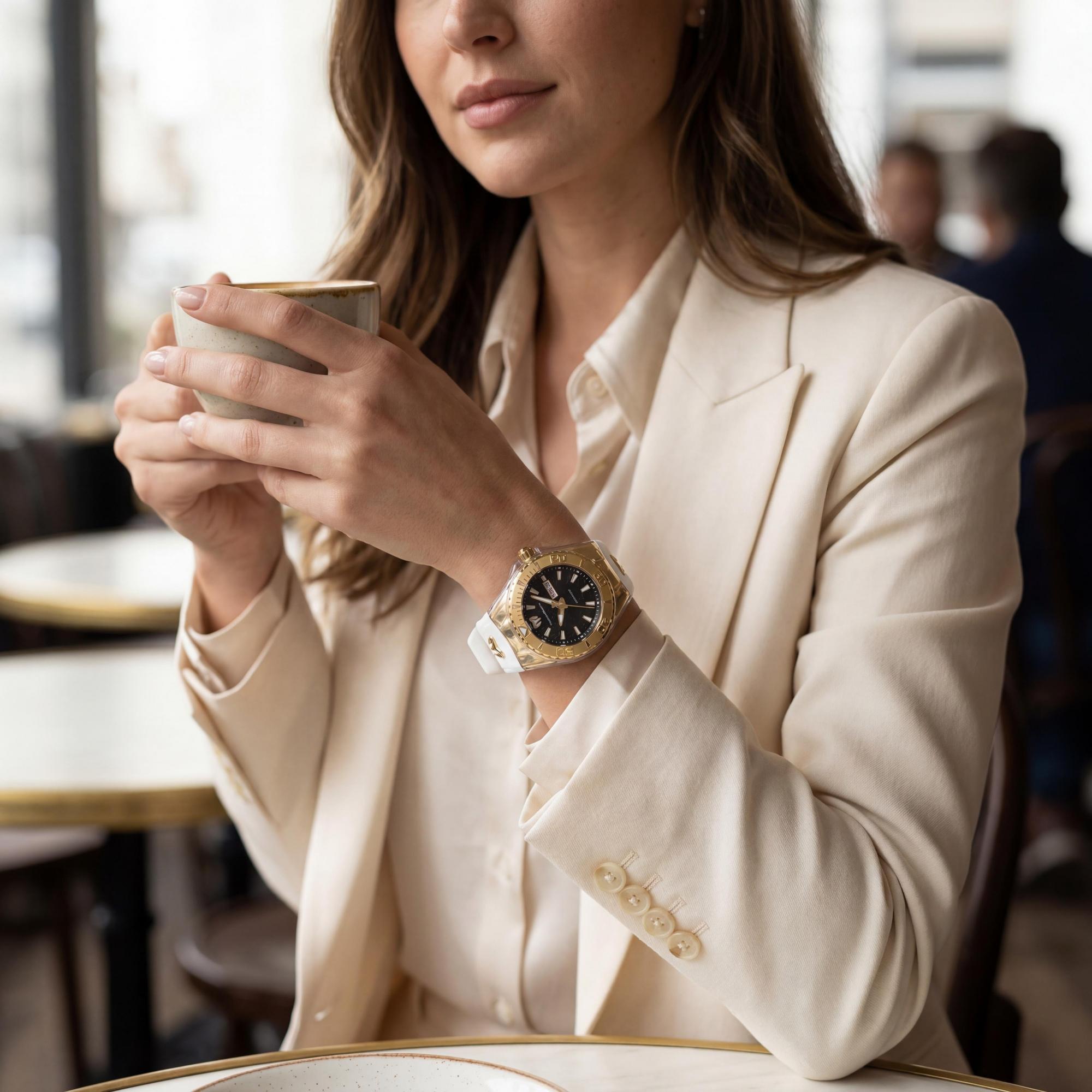 Technomarine Cruise TM-122022 Women's Black Dial Quartz 36mm Watch with 20 Bar Water Resistance, Photo 3