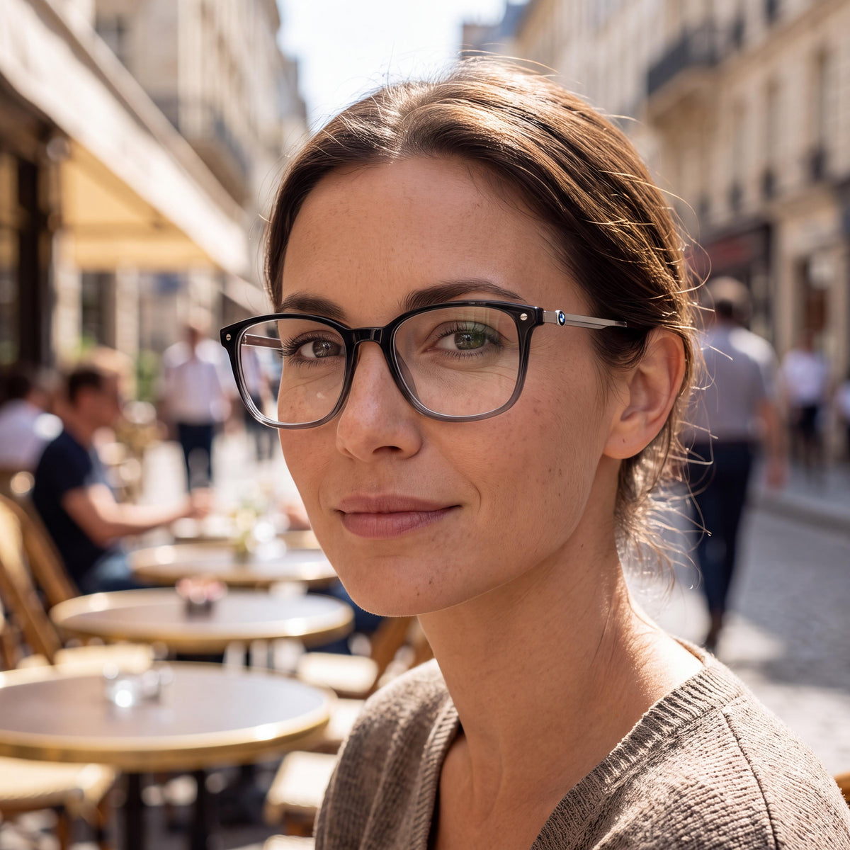 BMW BW 5014 005 Unisex Dark Havana Plastic Eyeglasses Frames with 54mm Lens Width, 20mm Bridge Width, and 145mm Temple Length, Photo 6