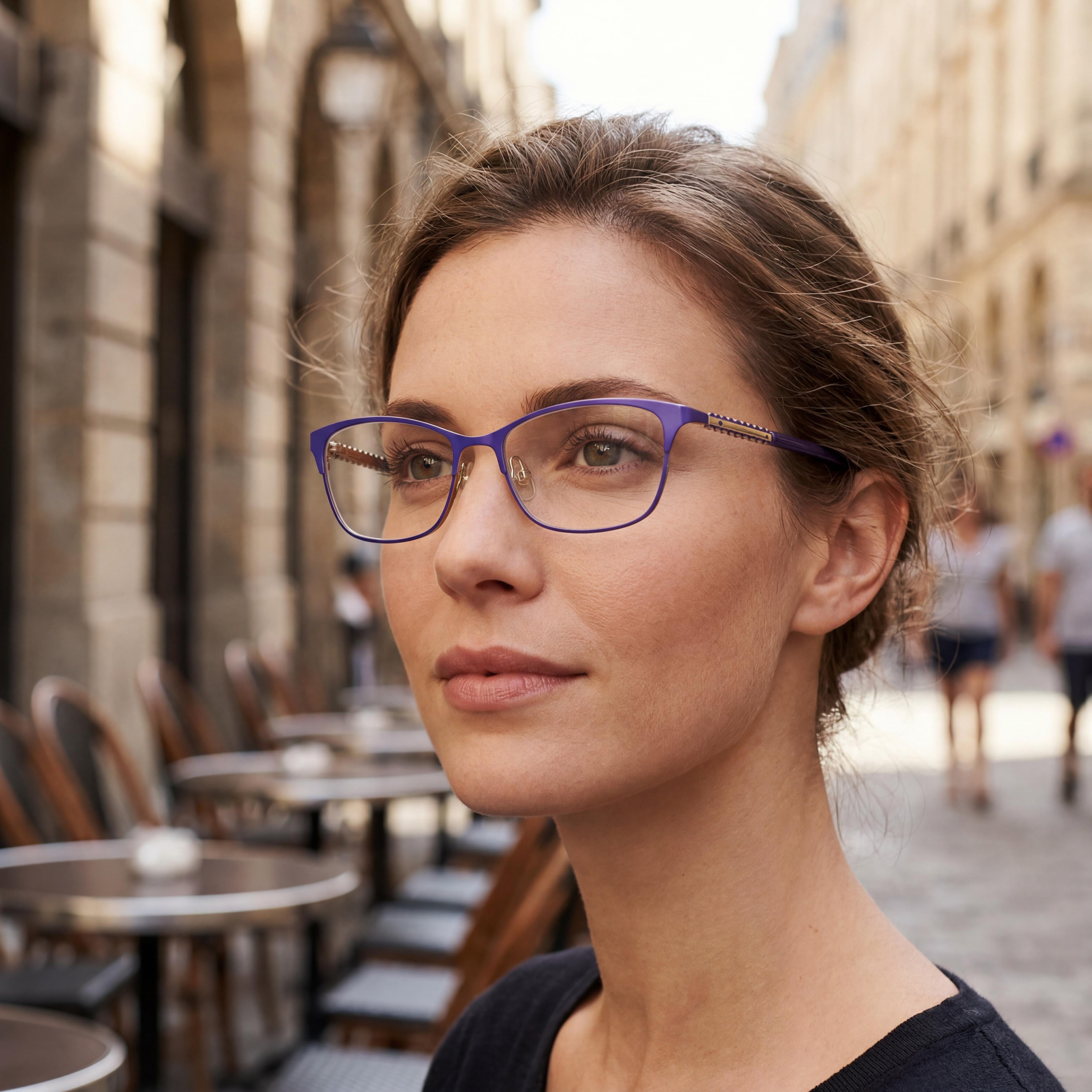 Gafas de sol Kate Spade New York Modern para mujer con montura metálica azul y lentes de policarbonato (ancho de lente de 45 mm), Photo 4
