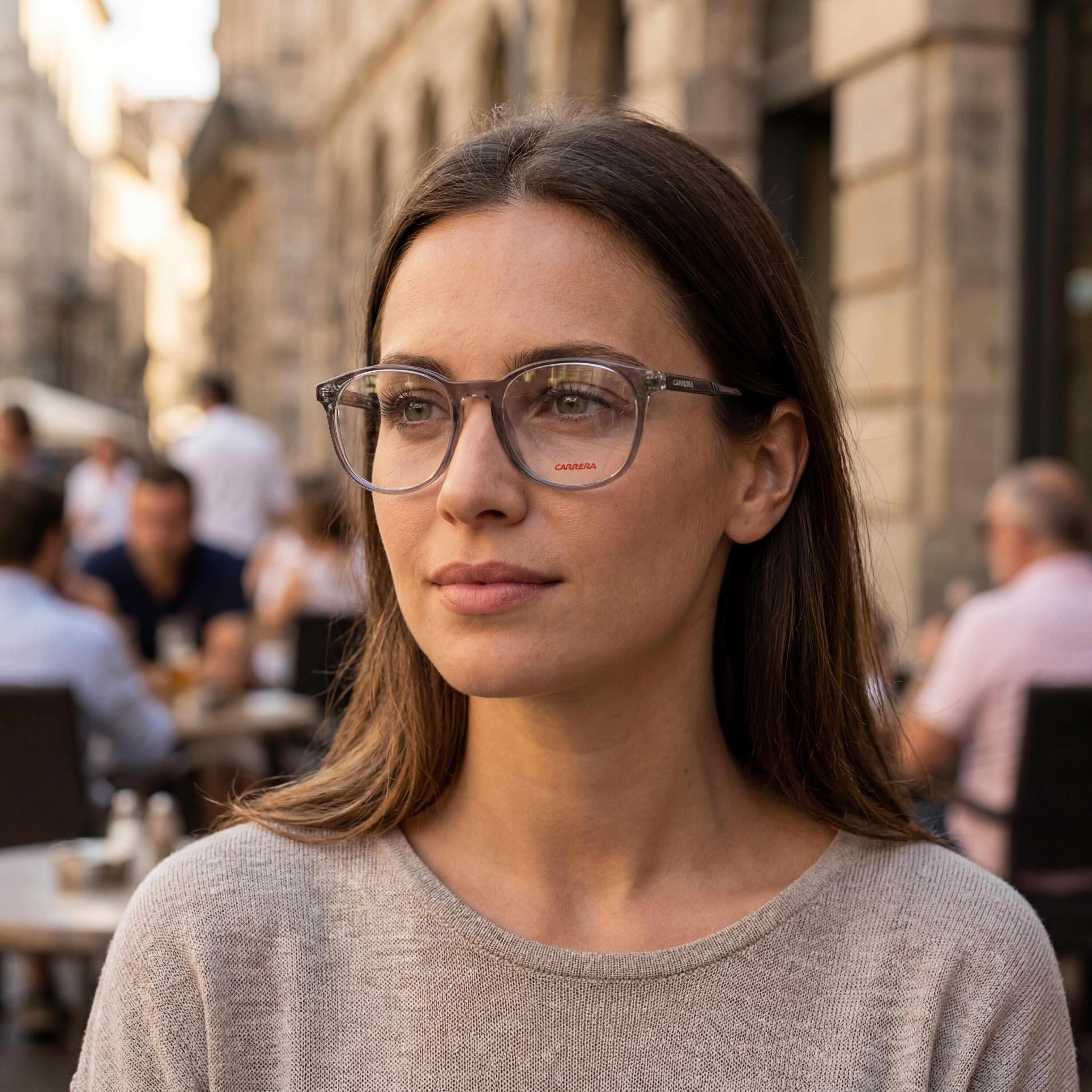 Gafas Unisex Carrera 1131 con Montura de Acetato Gris Transparente y Cristales Grises, Ancho de Lente de 51mm, Photo 6