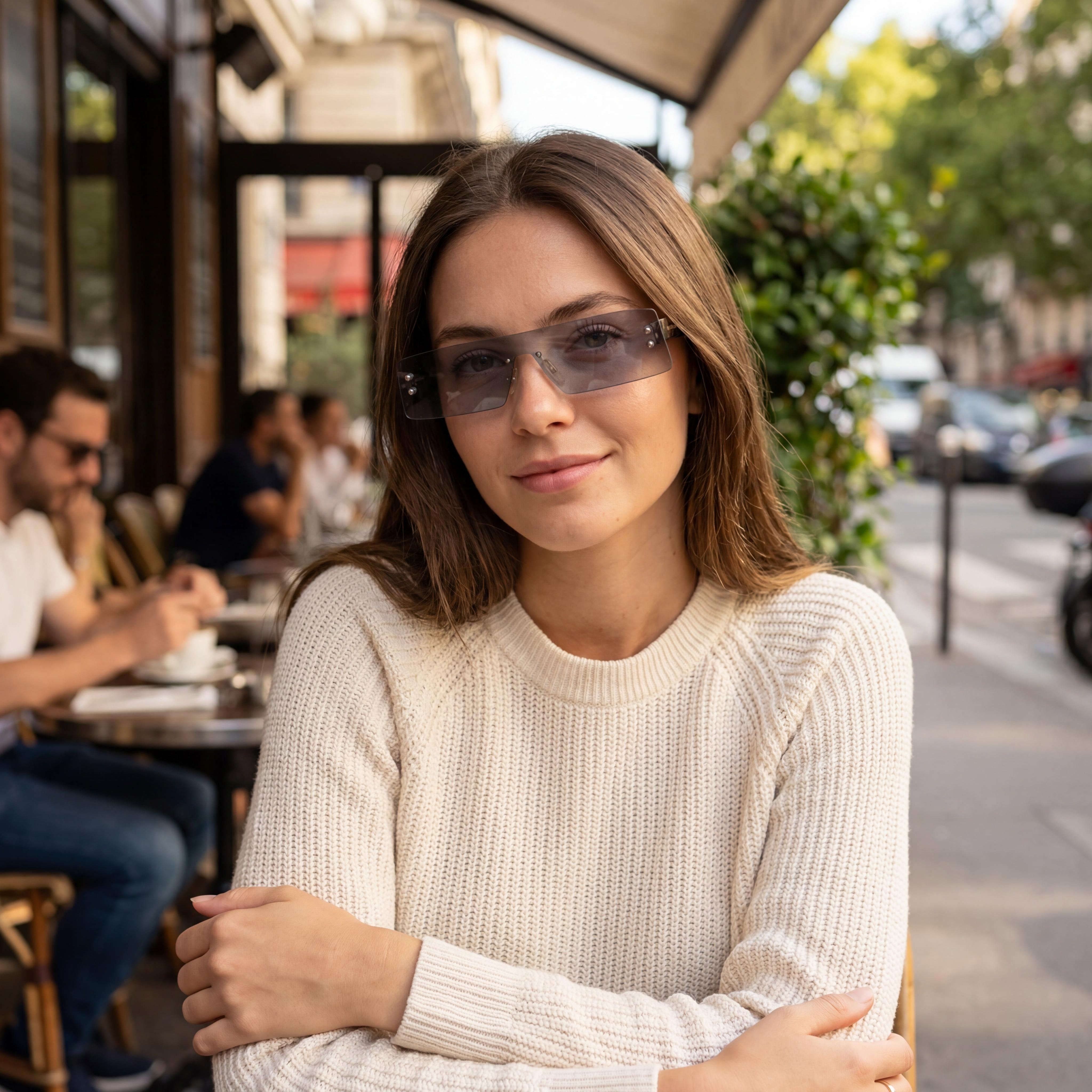 Gafas de sol unisex Victoria Beckham Vb241s, montura de plástico negra, lentes con protección UV gris plateado de 62 mm, Photo 4