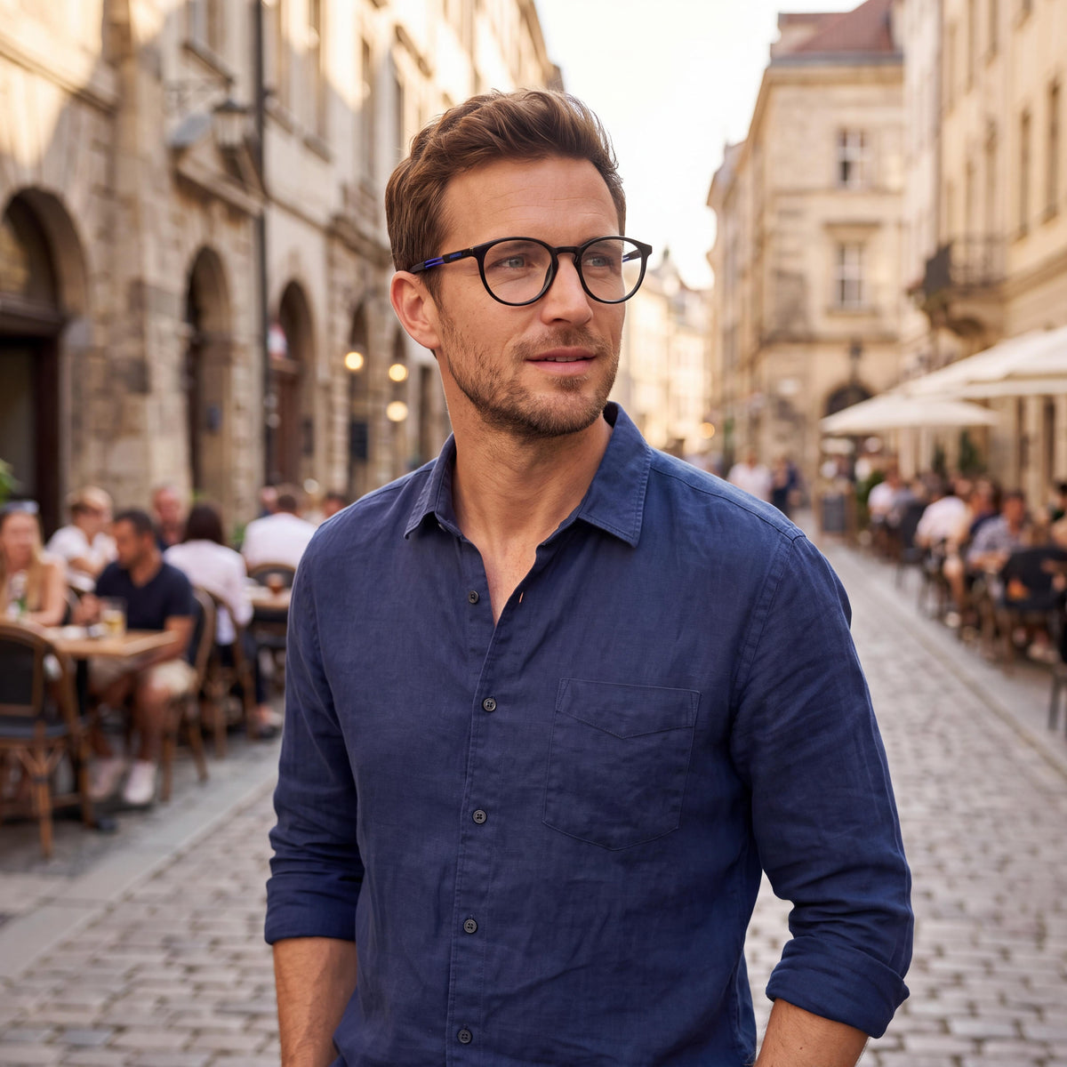 Carrera 4418 Men's Optical Frames featuring Military Green Polyamide Frame, Clear Lenses, Size 51mm, Photo 3