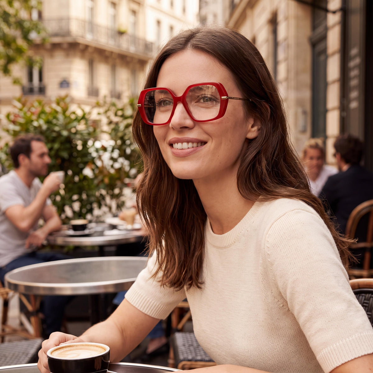 MaxMara MODERNO Unisex Light Red Pale Gold Plastic Frame Polycarbonate Sunglasses 52-15-135mm, Photo 3