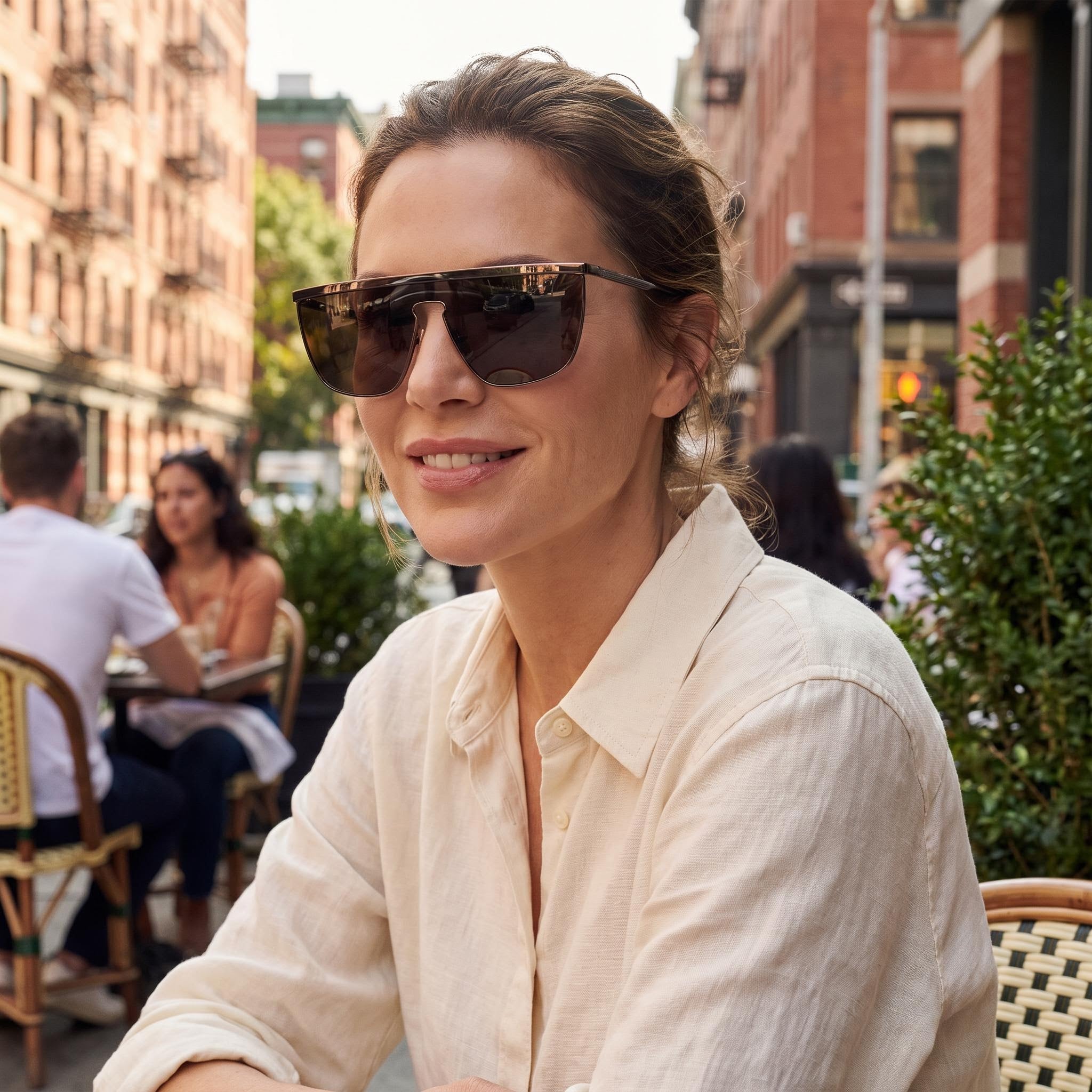 Gafas de Sol para Mujer Victoria Beckham Vb245s en Color de Montura Rutenio Oscuro/Gris, Ancho de Lente 59mm, Puente 20mm, Patilla 140mm, Photo 6