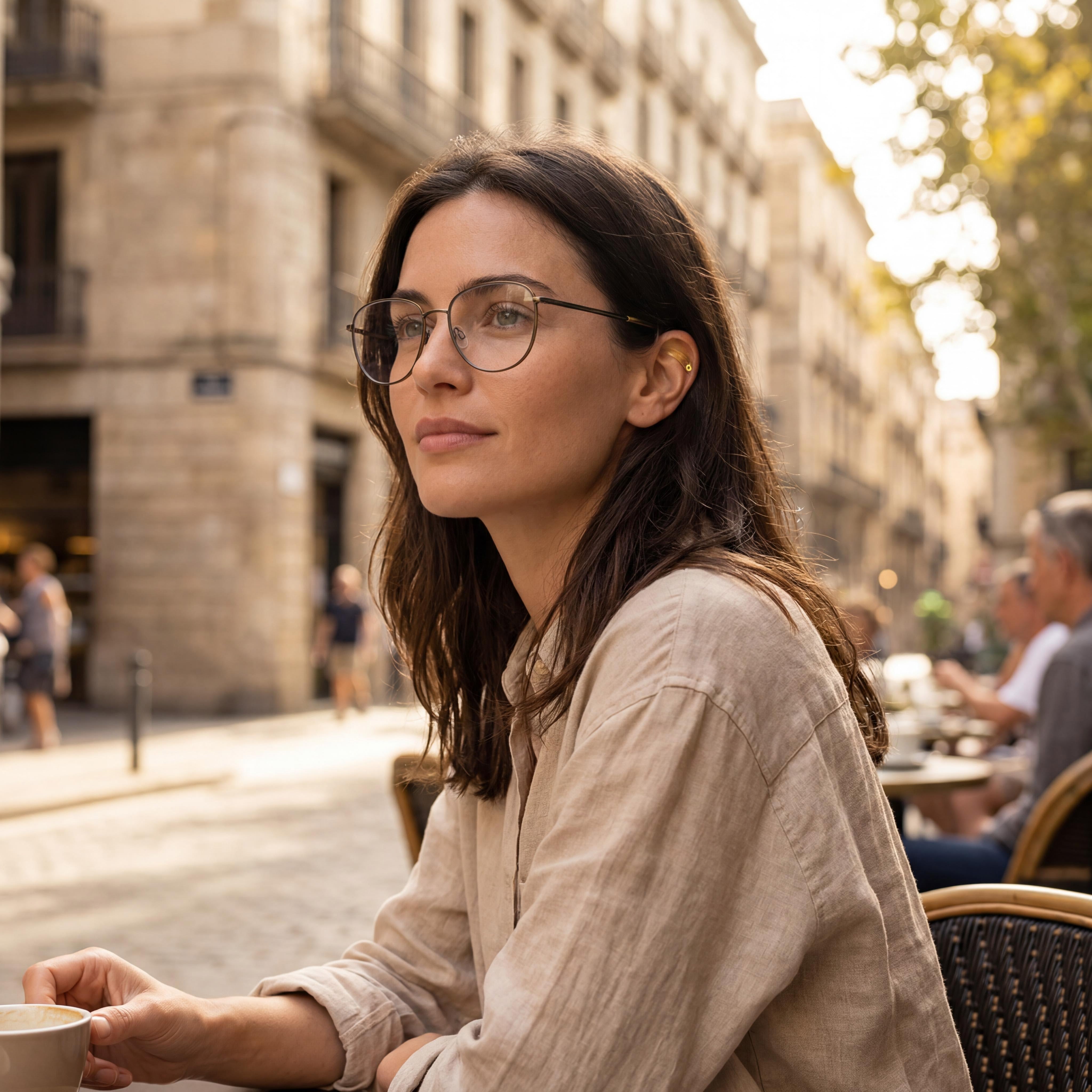 Rag & Bone Rnb 7017 Women's Dark Ruthenium Eyewear with Polycarbonate Lenses, 56mm Lens Width, 17mm Bridge Width, 145mm Temple Length, Photo 4