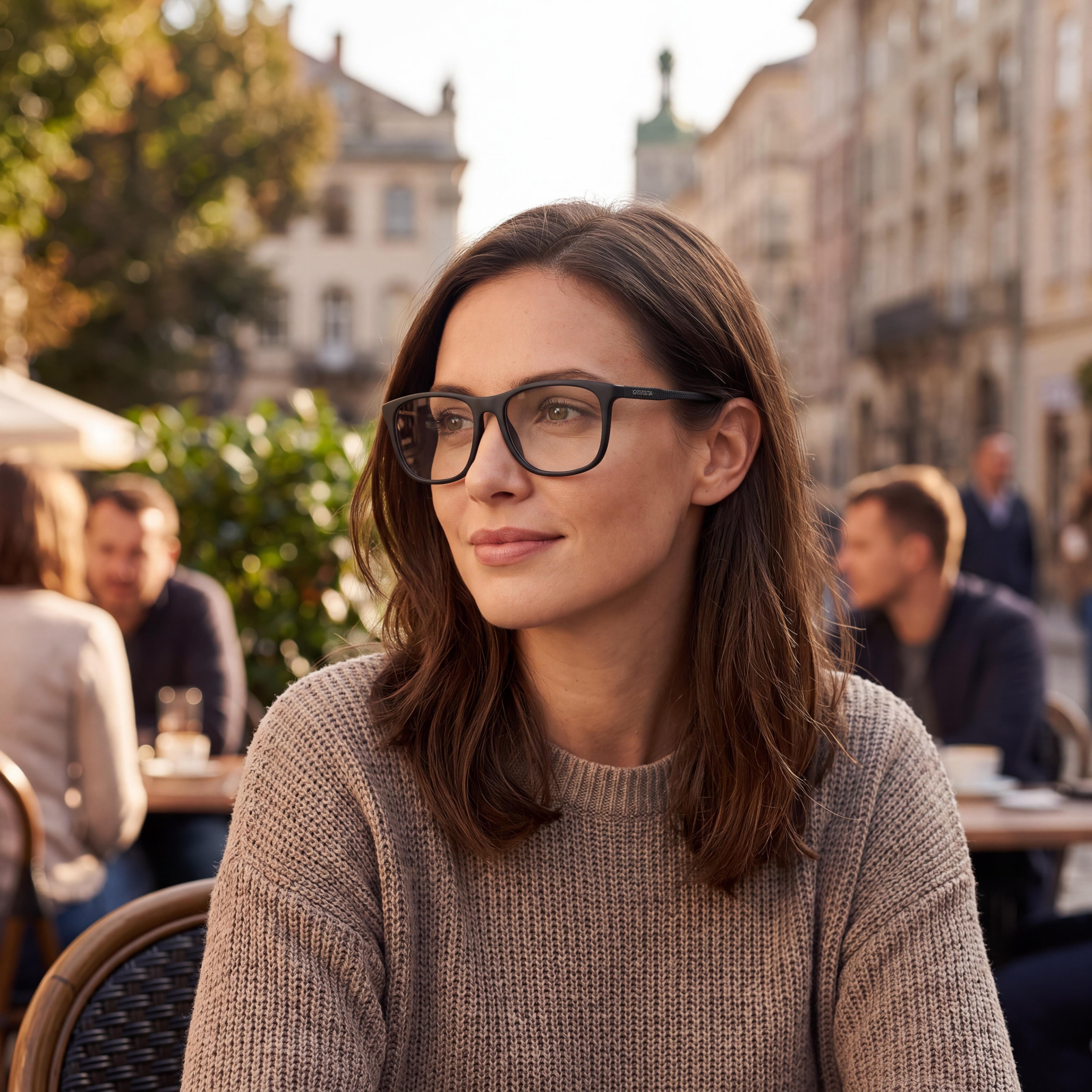 Carrera Carrera 263 Unisex Matte Black Plastic Frame Optical Eyeglasses with Polycarbonate Demo Lenses 55mm, Photo 4