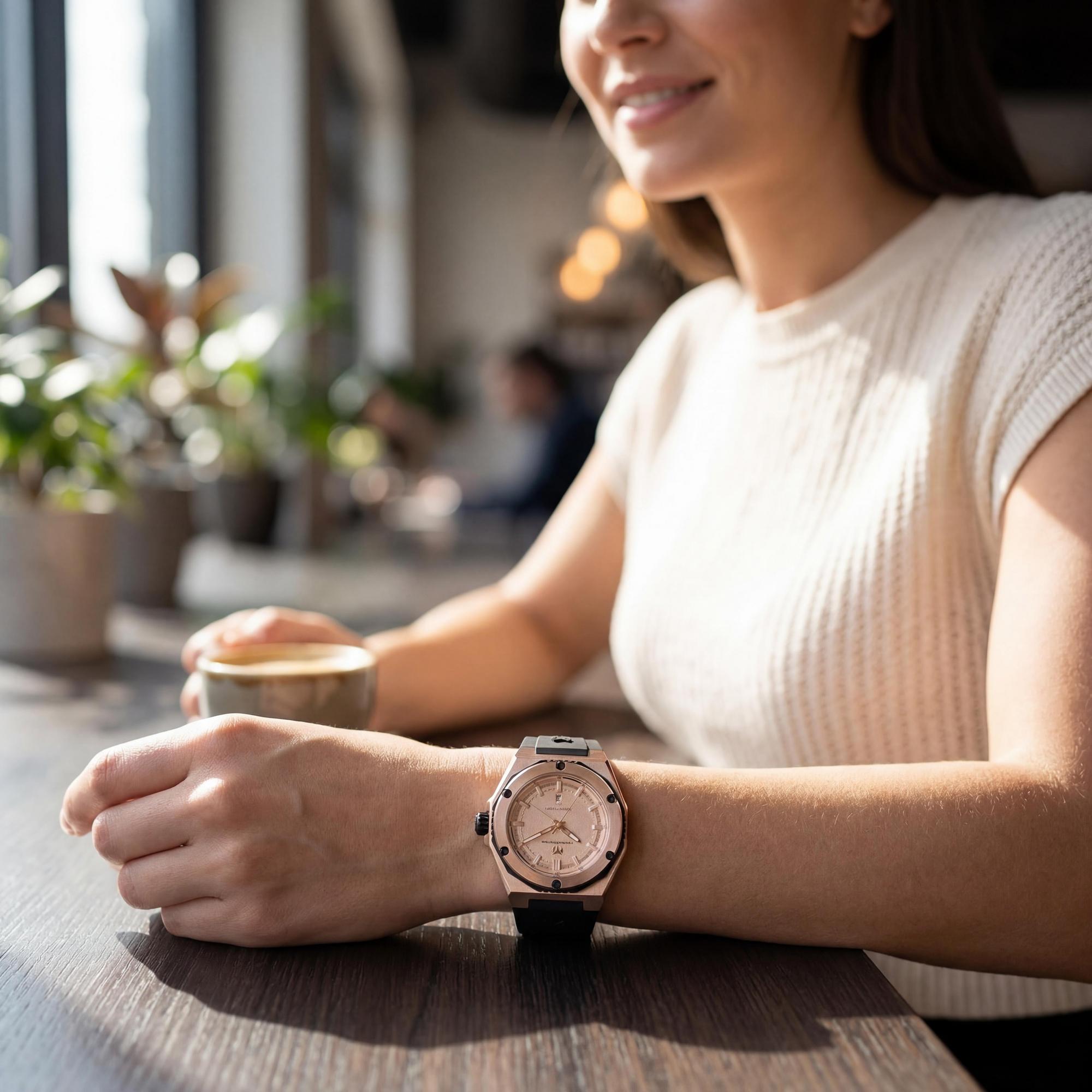 TechnoMarine CORAL - Legacy TM-416048 Women's Quartz Rose Gold Dial Silicone Strap Watch 36mm, Photo 4