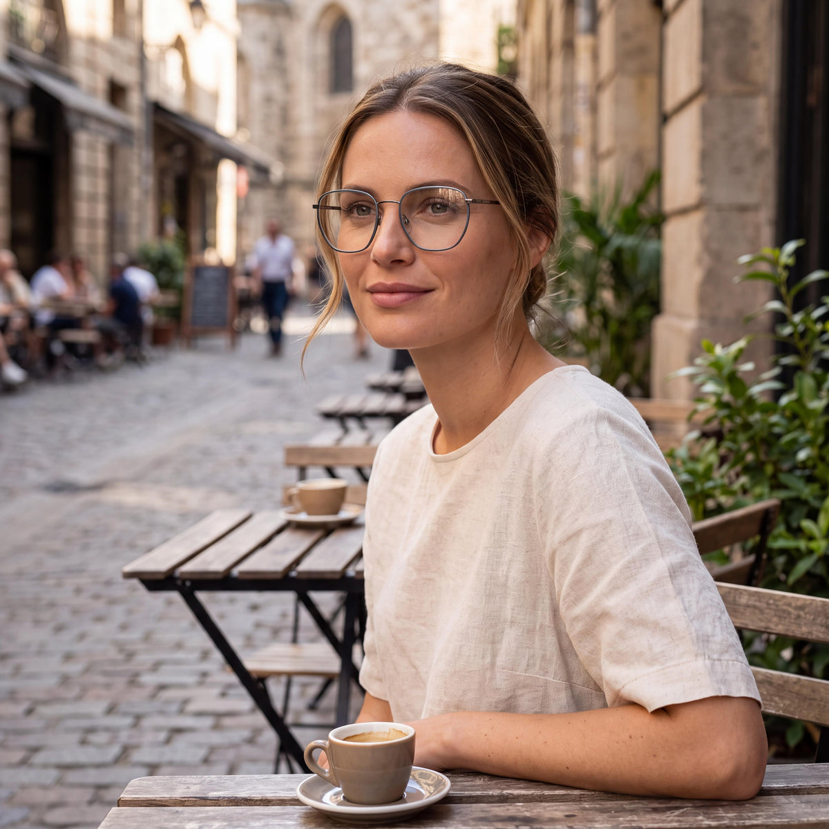 rag & bone Rnb 7018 Women's Dark Ruthenium Metal Frame Plastic Lens Eyeglasses 52-19-145mm, Photo 4