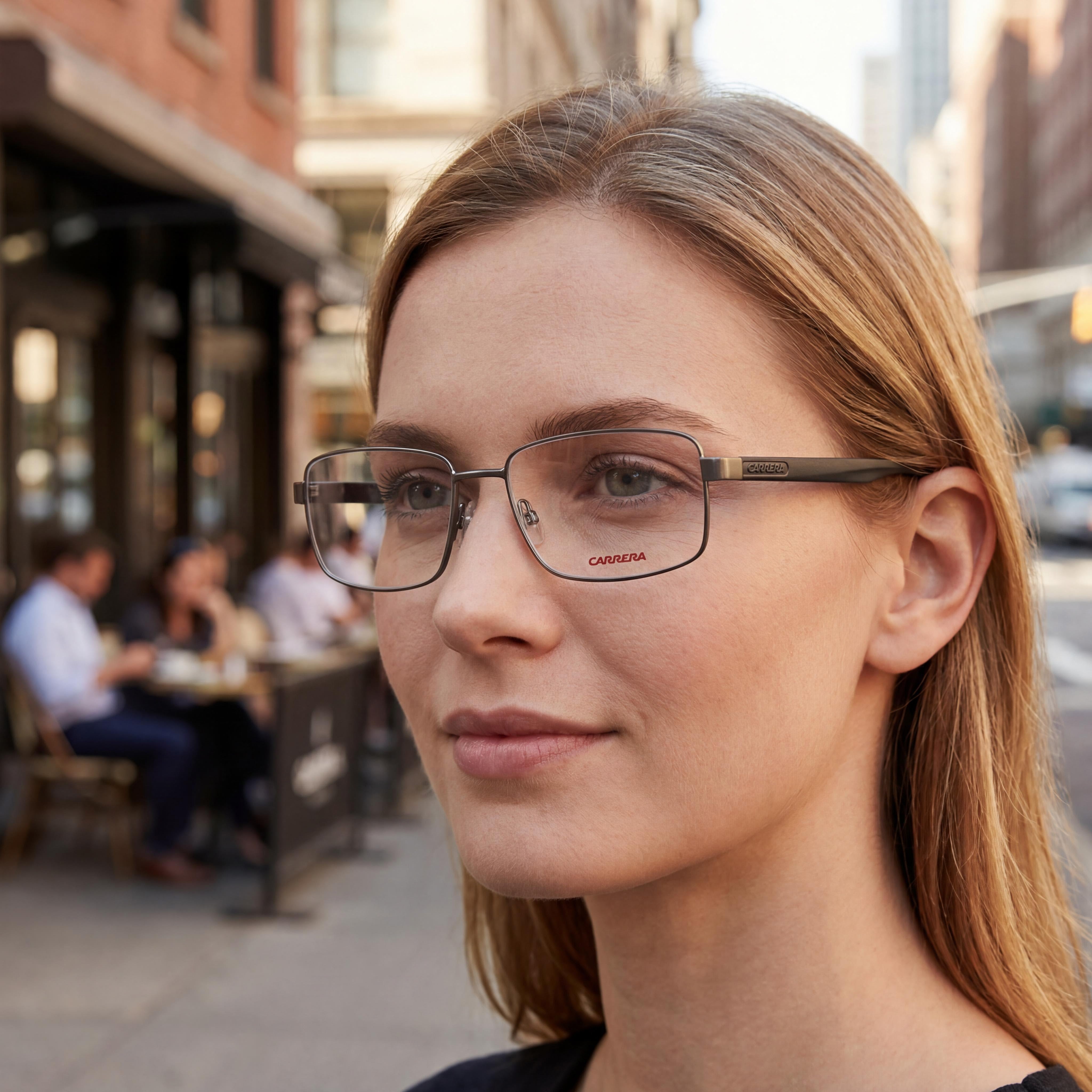 Carrera Modern Style Unisex Sunglasses with Dark Ruth Alloy Steel Frame and Polycarbonate Lenses, Photo 4