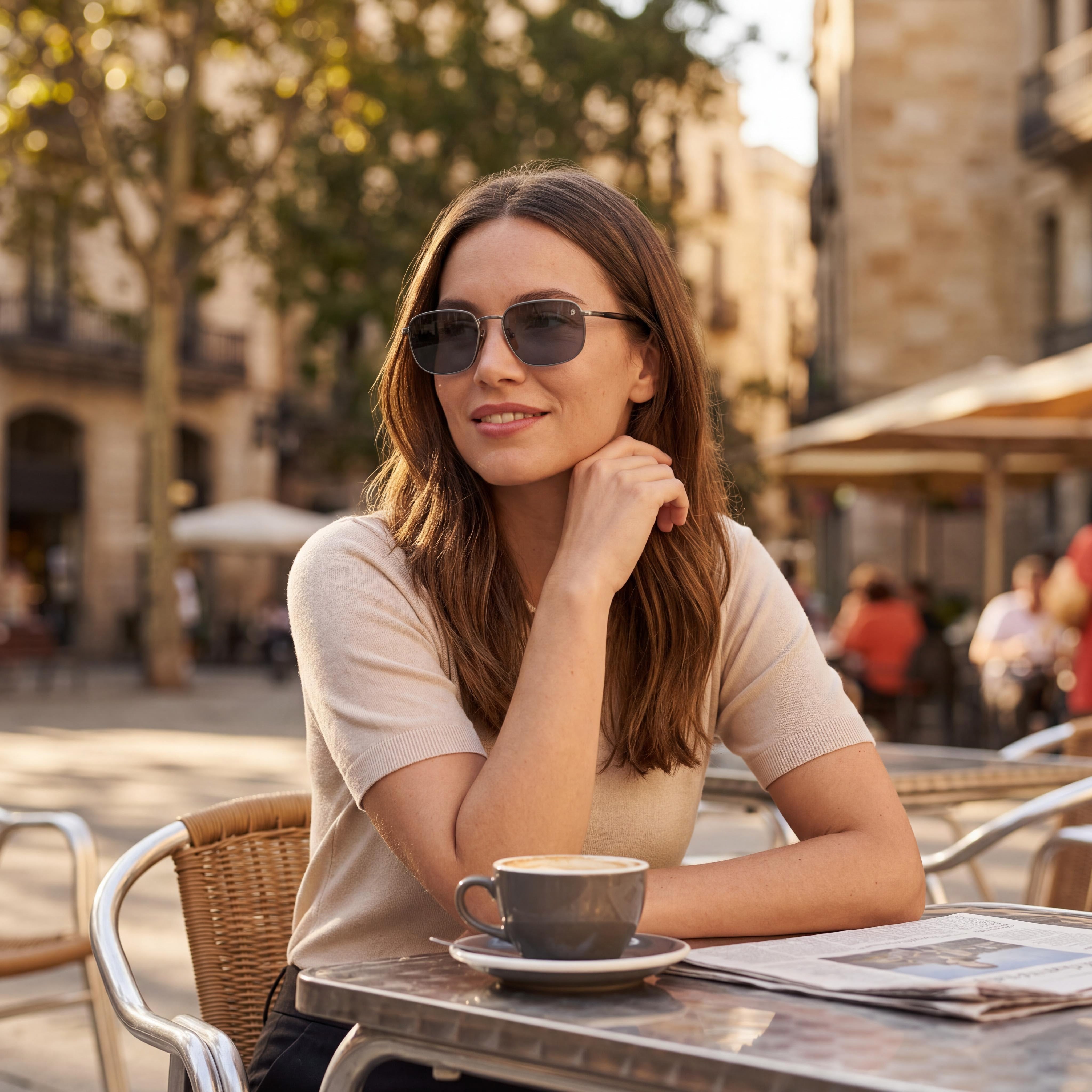 Gafas de sol de mujer David Beckham Db 1143/S de acero inoxidable gris con protección UV de 57 mm, Photo 6