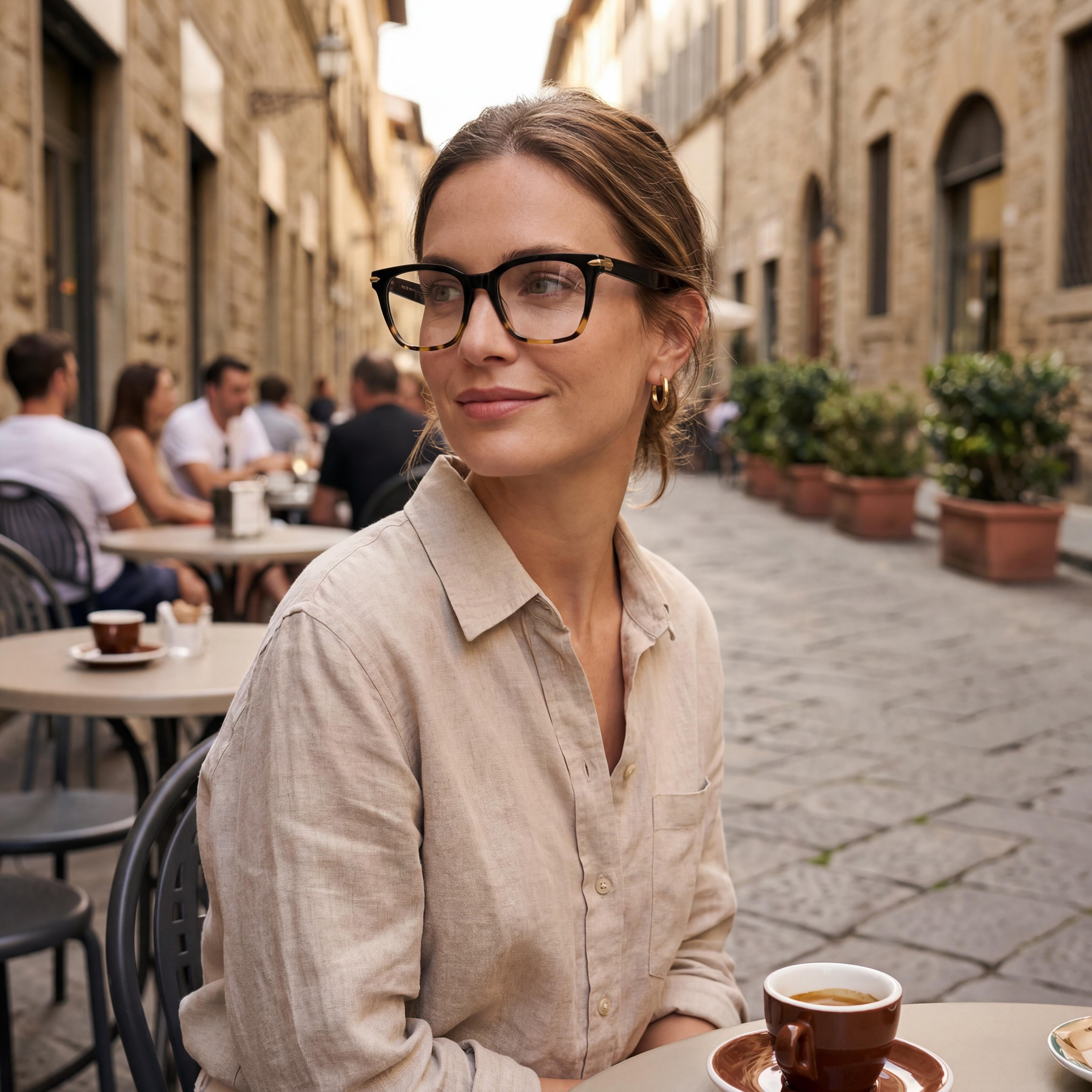 Rag & Bone Rnb 3015 Women's Black Acetate Eyewear Frames with Clear Lenses, Lens Width 52mm, Bridge 17mm, Temple 140mm, Photo 5