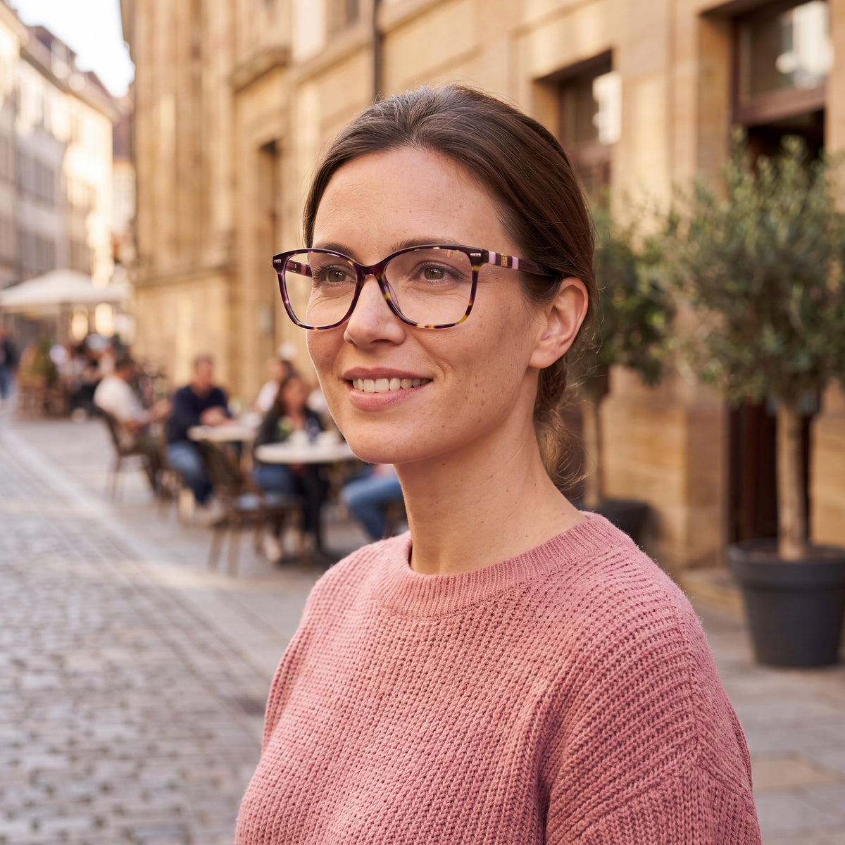 Carolina Herrera Her 0108 Women's Black Nude Acetate Frame Sunglasses with 54mm Polycarbonate Lenses, Photo 7