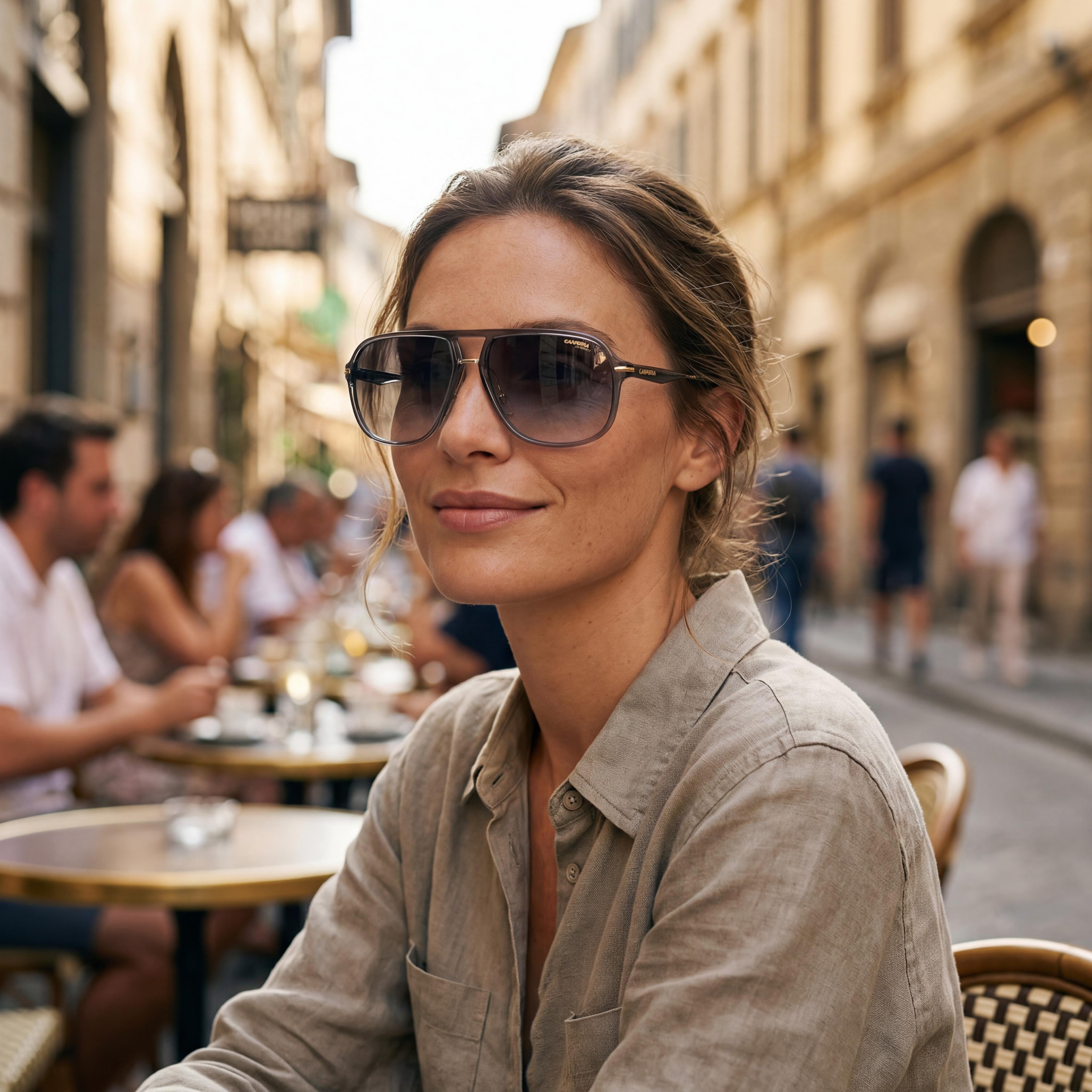 Carrera 296/S Men's Grey Navigator Sunglasses, 60mm, Photo 6