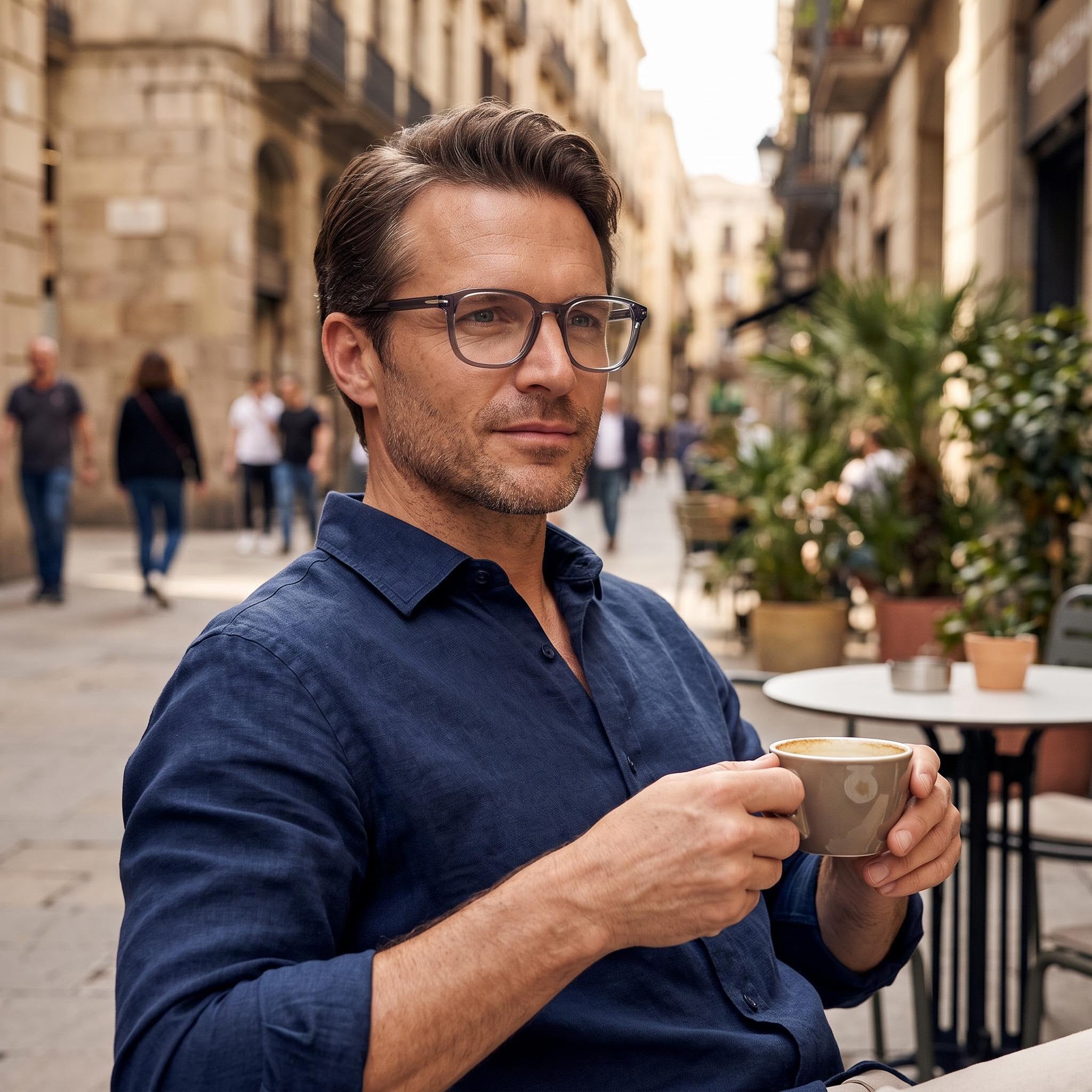 Gafas de sol de plástico David Beckham Db 1084 transparentes grises para hombre 51mm, Photo 3
