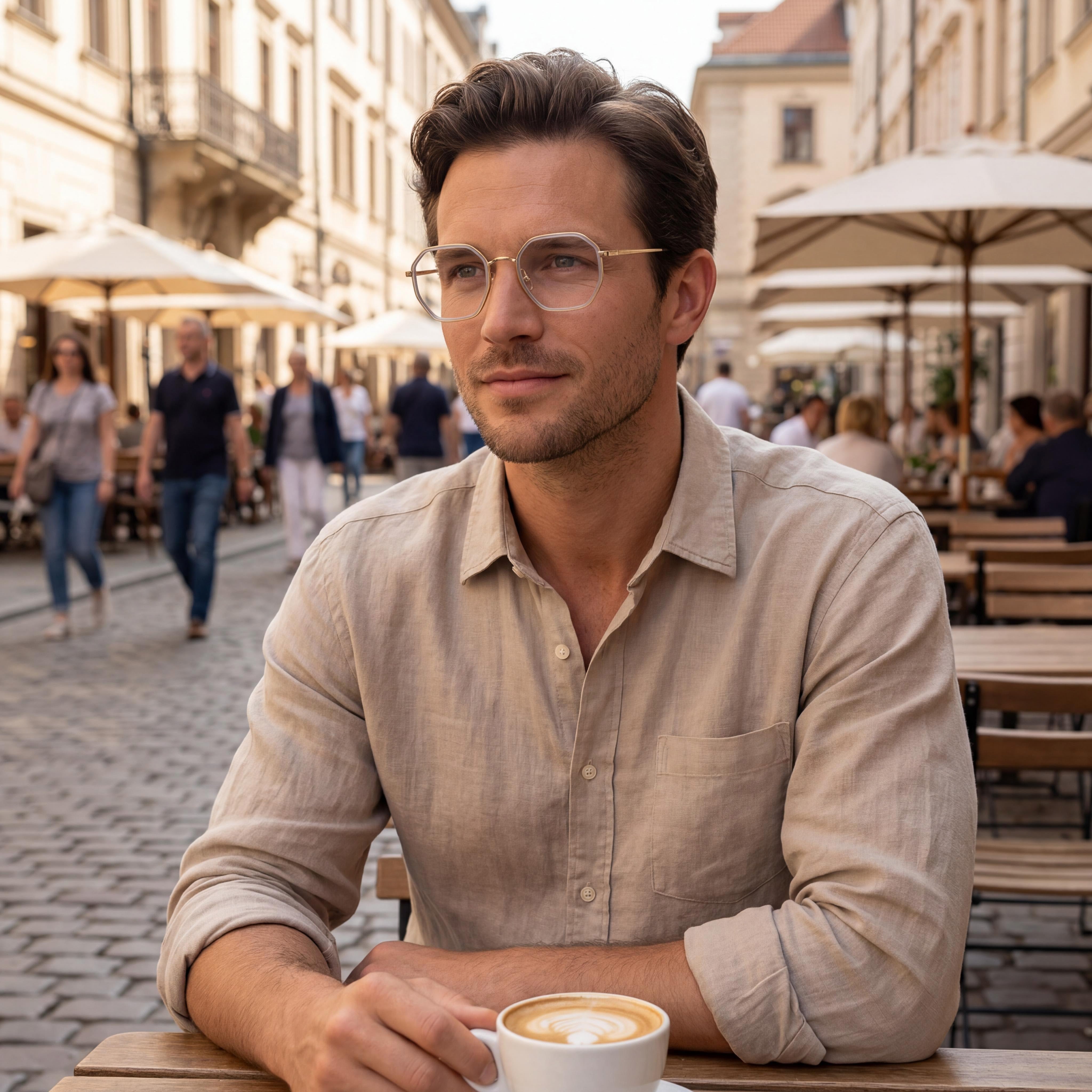 Gafas Carrera 3034 de acero inoxidable gris para hombre sin polarizar con lentes de demostración, tamaño 51-140-22mm, Photo 6