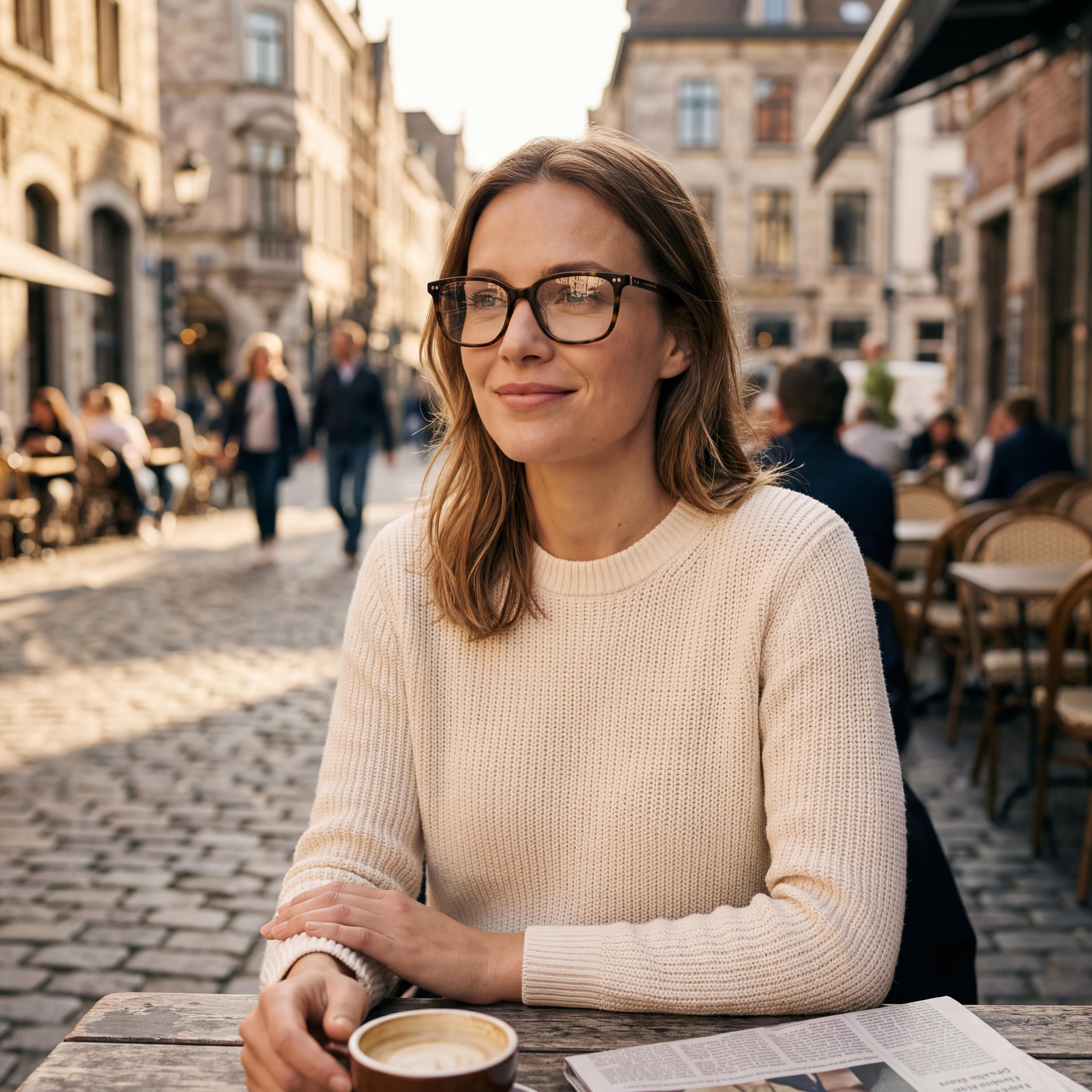 Tommy Hilfiger Modern Unisex Eyewear, Acetate Havana Frame, Polycarbonate Lenses, 56mm Lens Width, 18mm Bridge, Photo 4