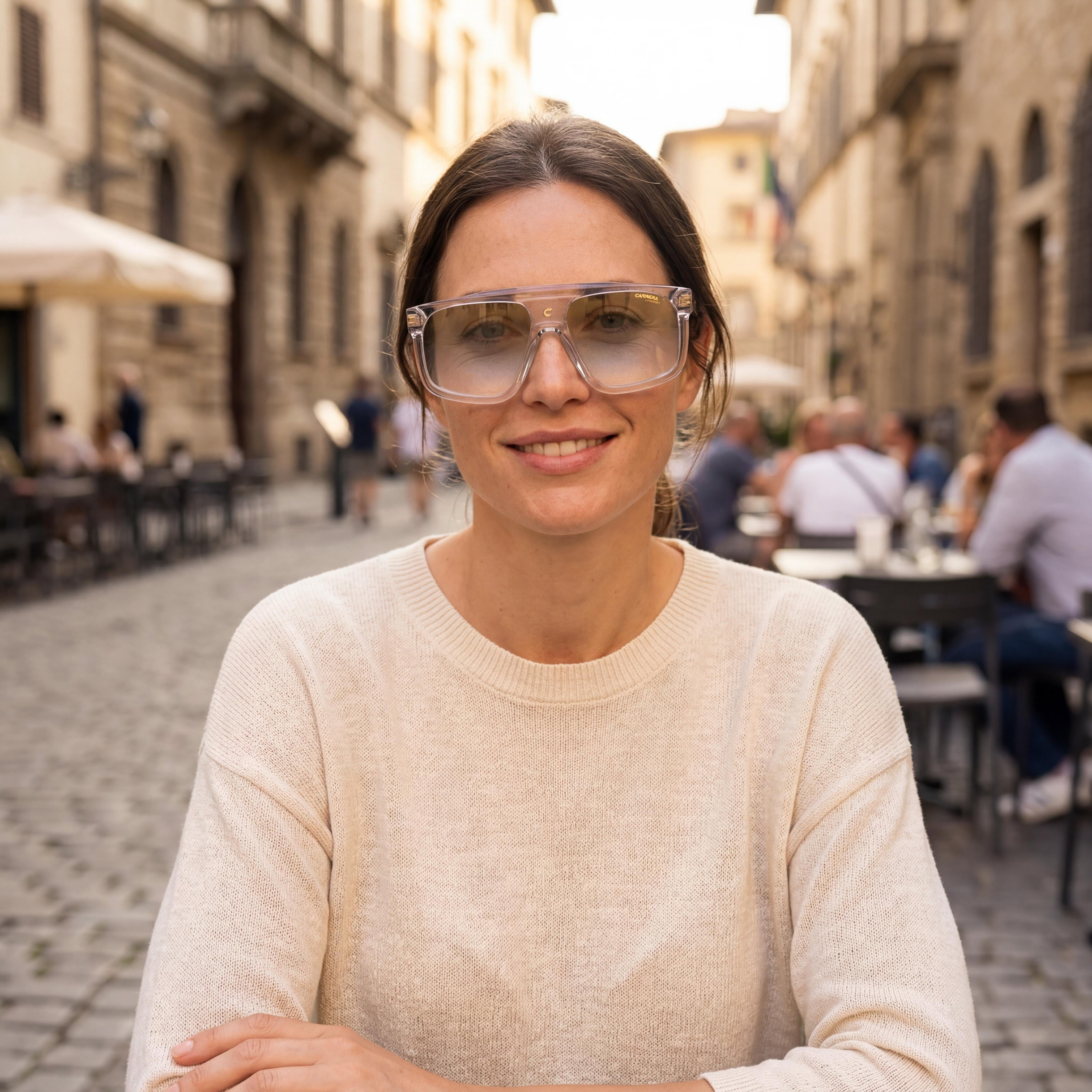 Gafas de sol Carrera 1061/S unisex de acetato con protección UV y acabado dorado, 59 mm, Photo 6