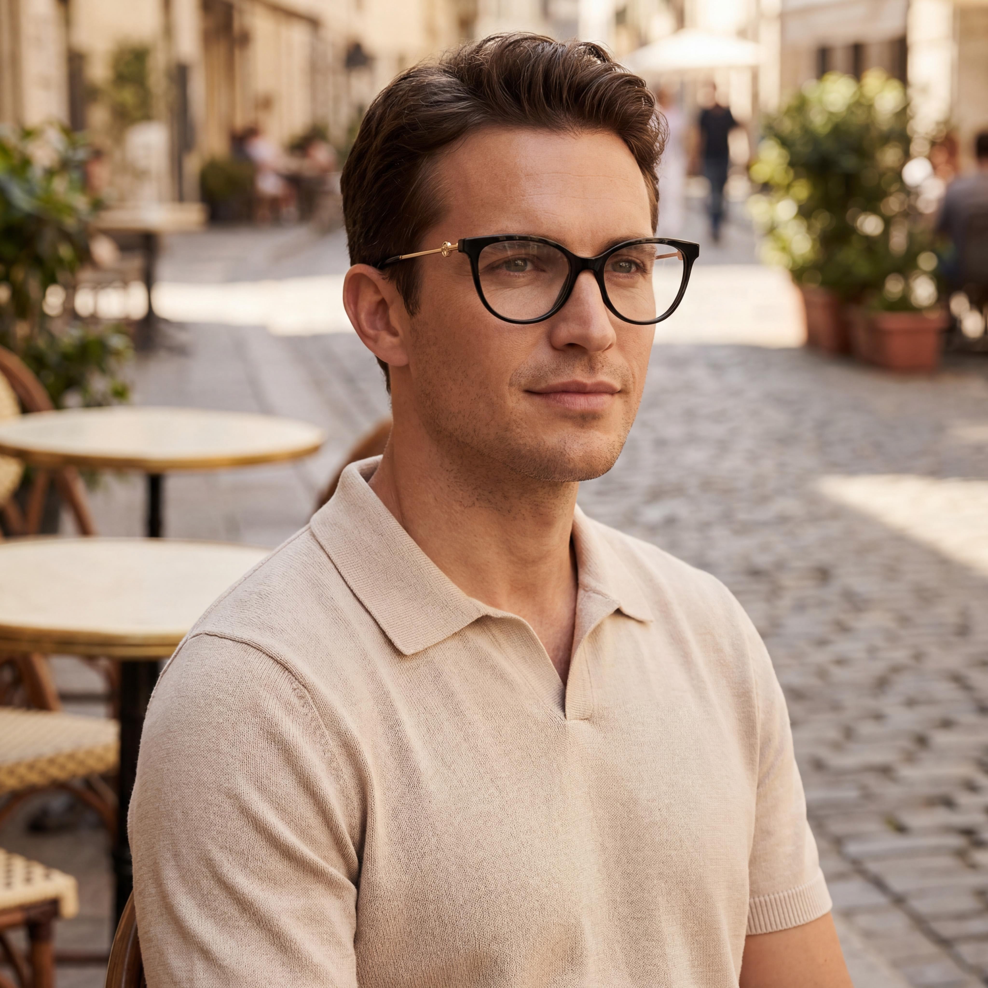 Tory Burch Miller Phantos Ty 2149u Men's Black Acetate Round Frame Eyeglasses with Clear Plastic Lenses 53mm, Photo 6