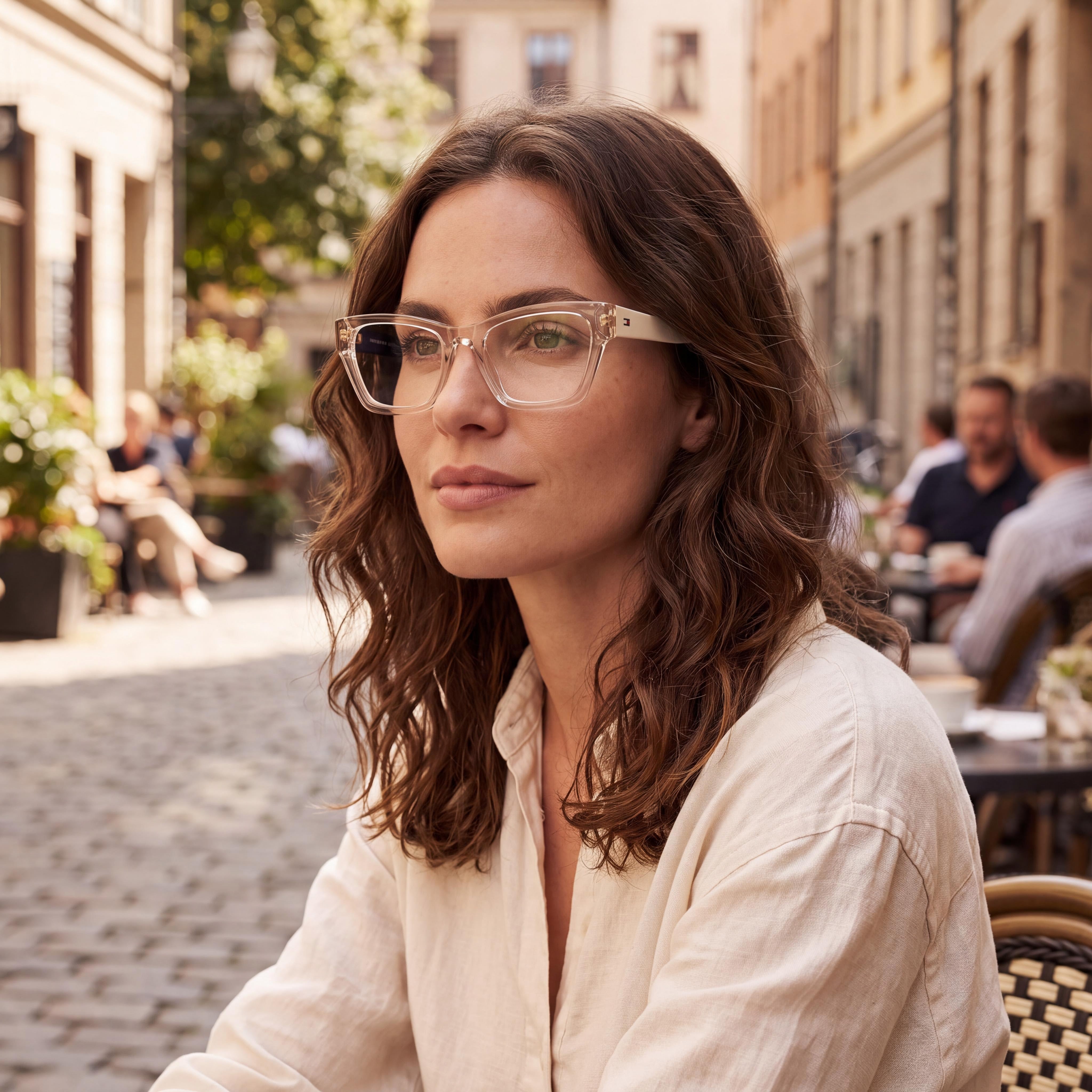 Tommy Hilfiger GAFAS Marco de plástico unisex con lentes de policarbonato, tamaño 53-140-18, Photo 4