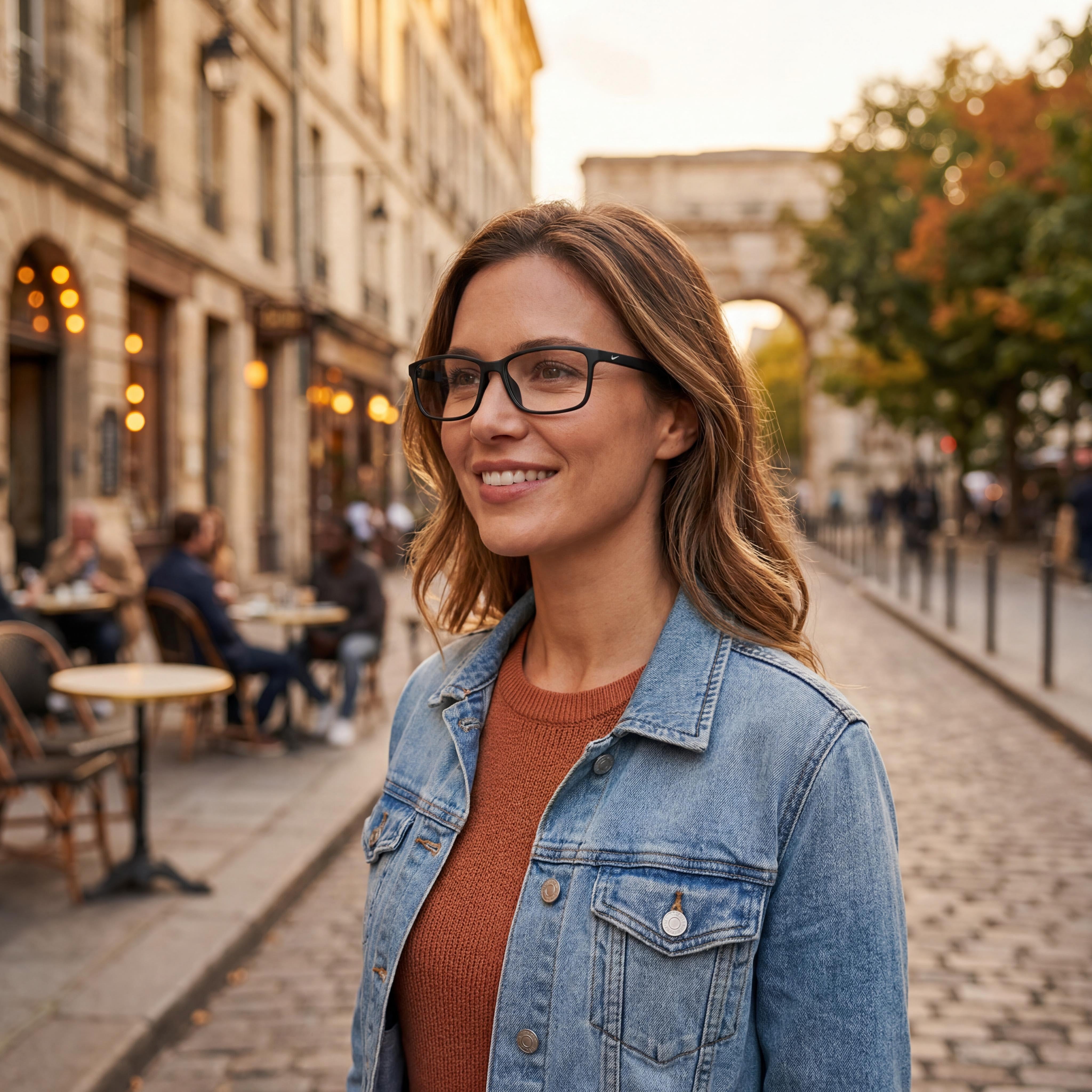 Nike Classic Unisex Eyewear with Acetate Frame in Matte Black and Polycarbonate Multicolor Lenses, 55mm Lens Width, Photo 5