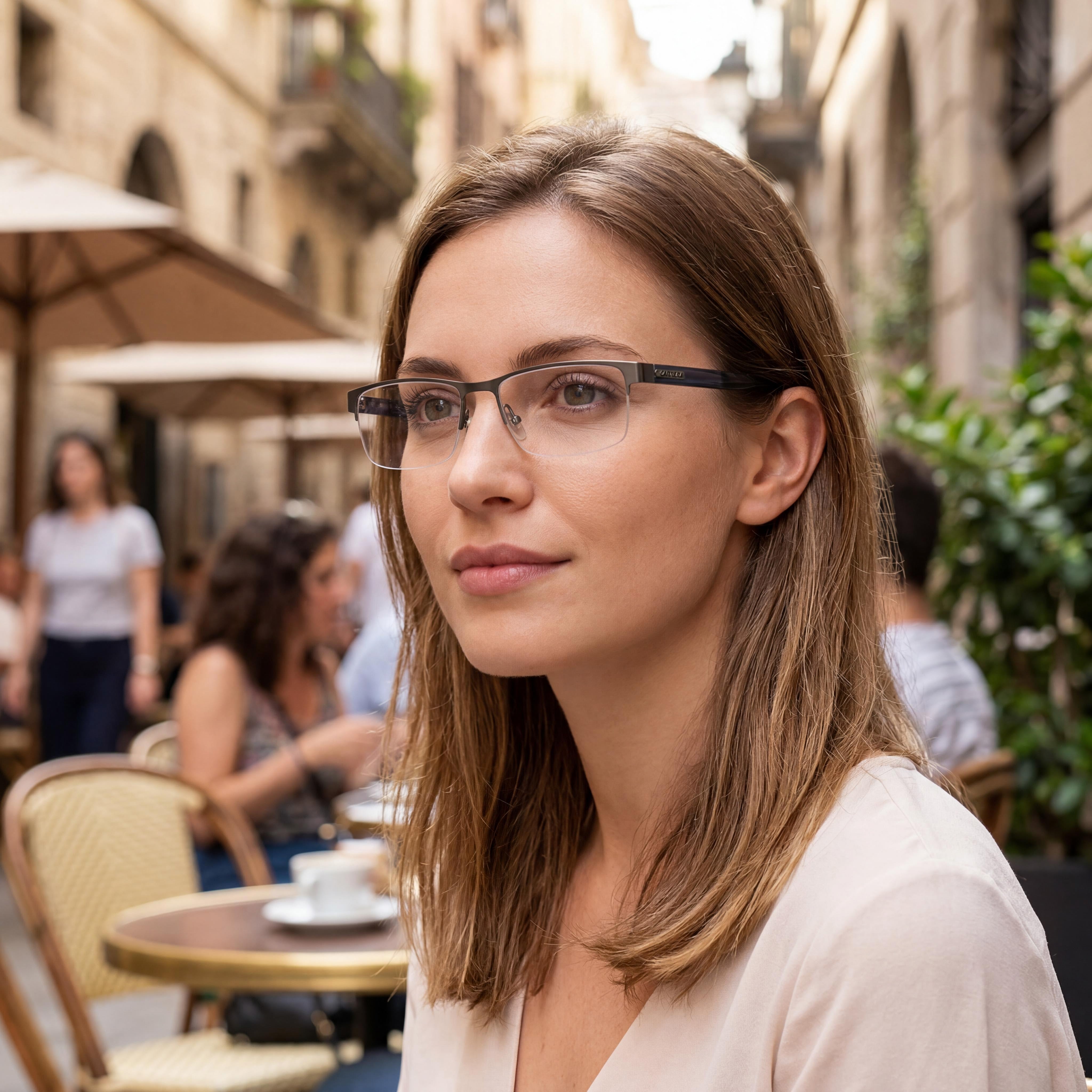 Carrera 8888 Dark Ruth Square Unisex Eyeglasses, Alloy Steel 55mm, Photo 5
