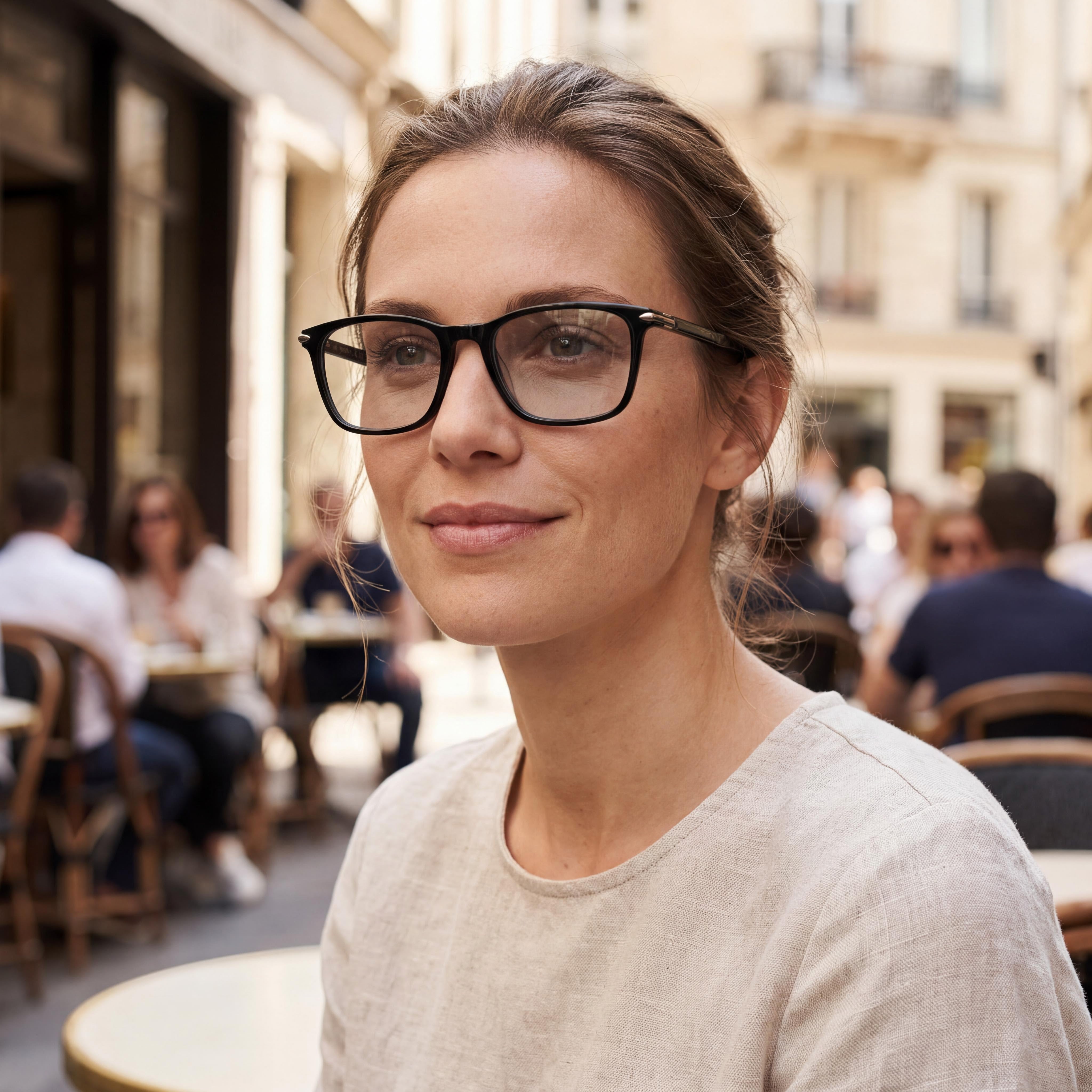 rag & bone Rnb 7016 Unisex Acetate Black Frame Eyewear with Black Polycarbonate Lenses, 53mm Lens Width, Photo 5