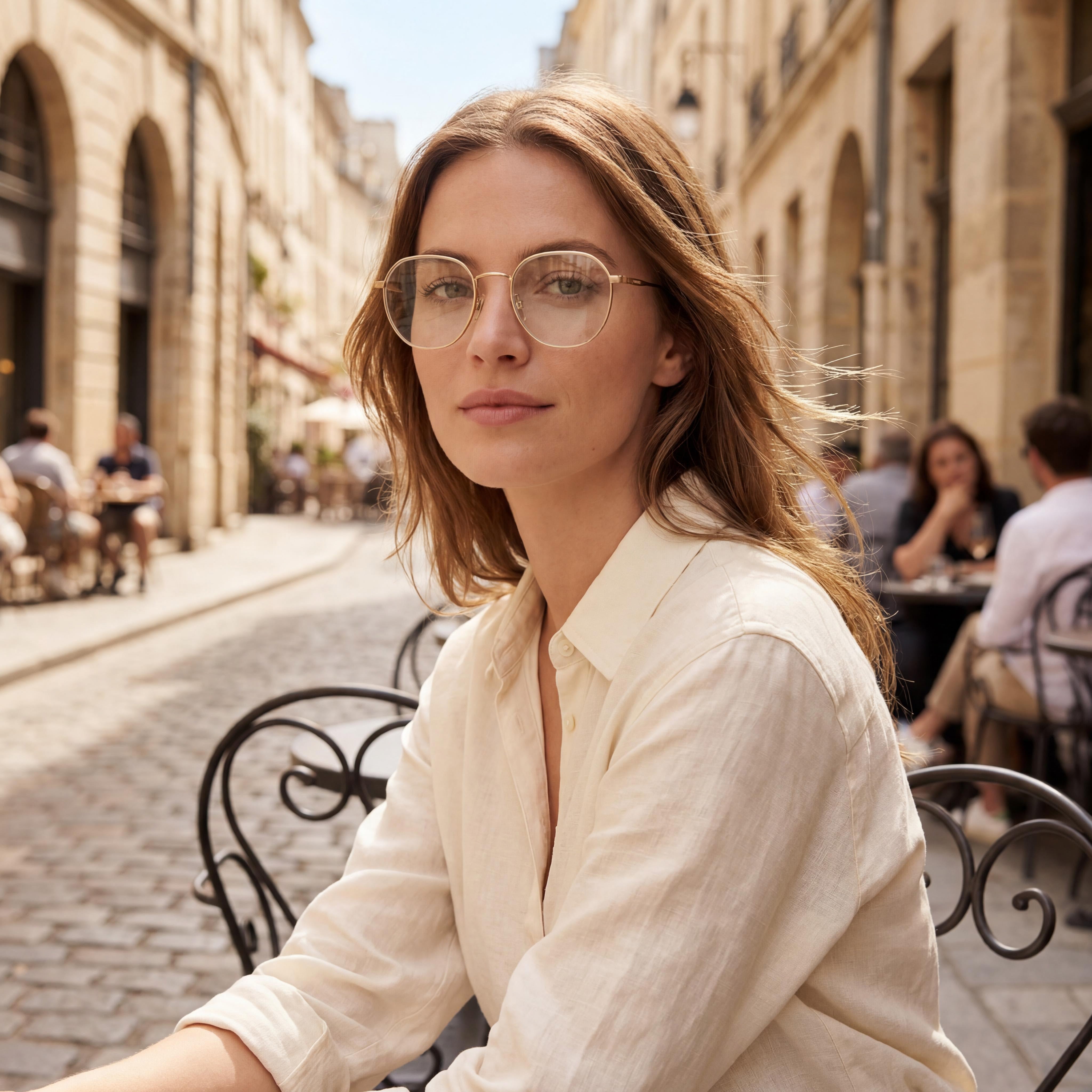 Coach Hc5188td Women's Shiny Light Gold/Clear Titanium Prescription Ready Eyeglasses 51mm, Photo 6