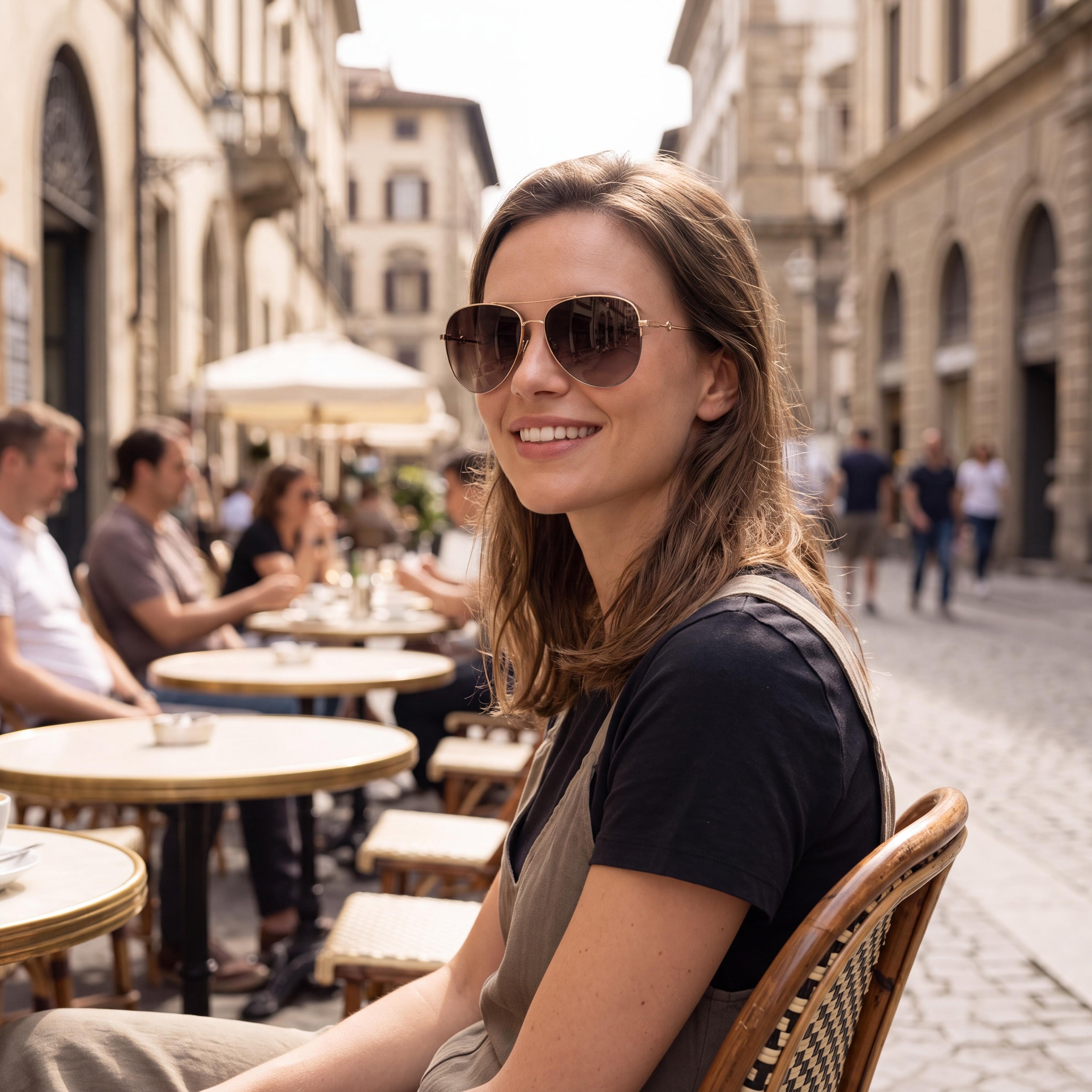 kate spade new york Maisie/G/S Women's Pilot Stainless Steel Havana Frame Polarized UV Protection Brown Gradient Lenses 60-15-140mm, Photo 6