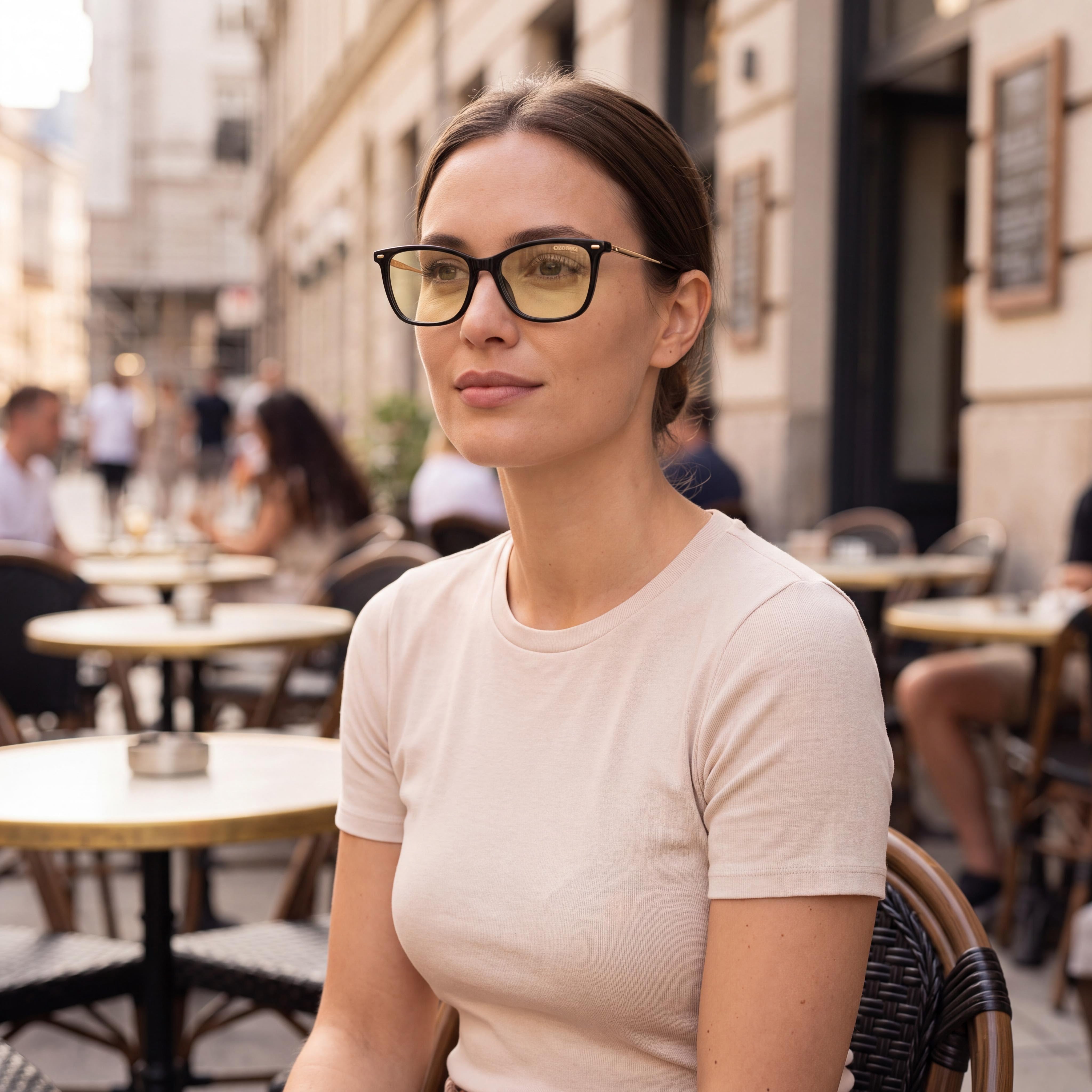 Carrera 3024 Women's Black Plastic Frame Non Transparent Lens Eyeglasses 54-15-140, Photo 3