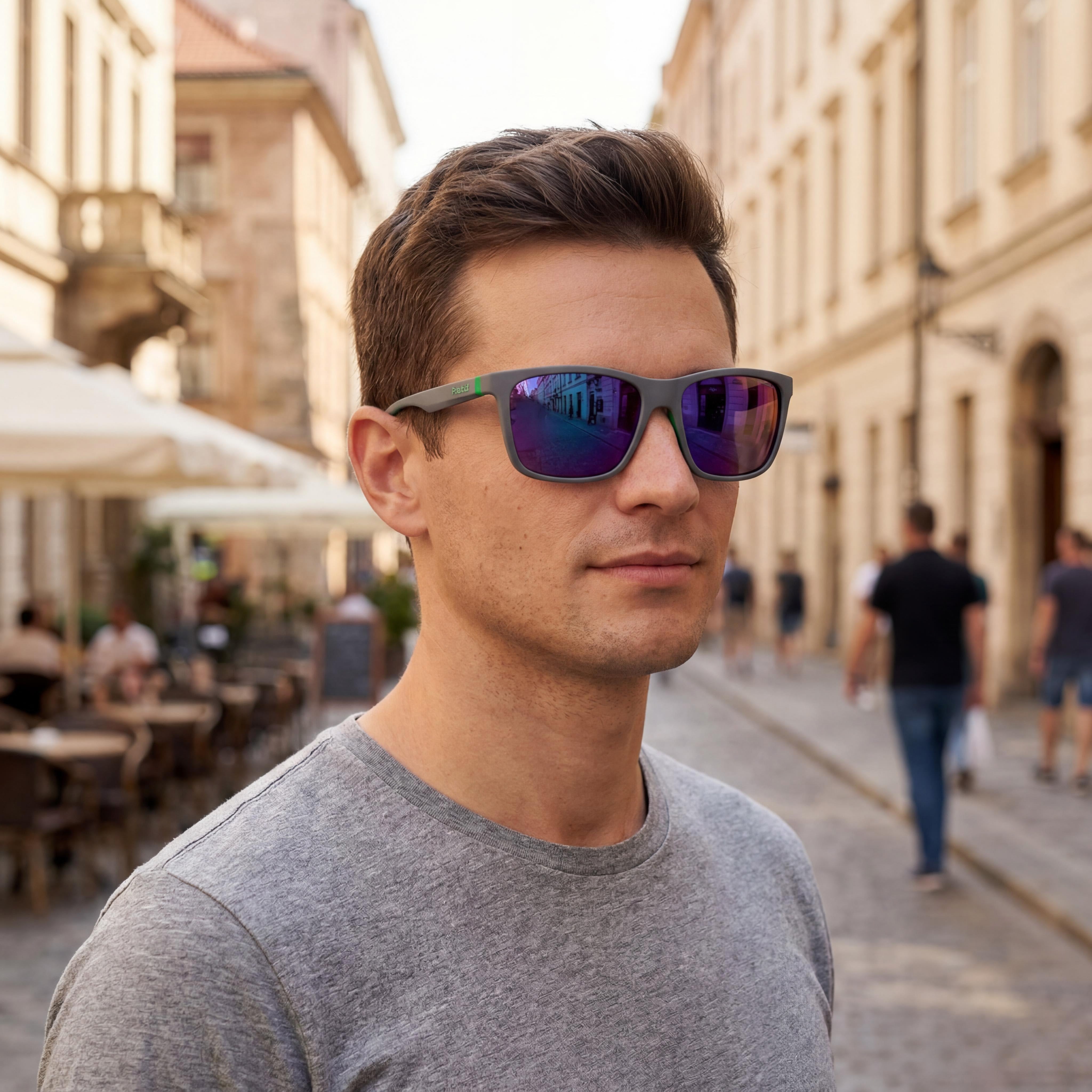 Polaroid PLD 2126/S 3U5 Grey Green Sunglasses for Men, 58mm, Photo 5