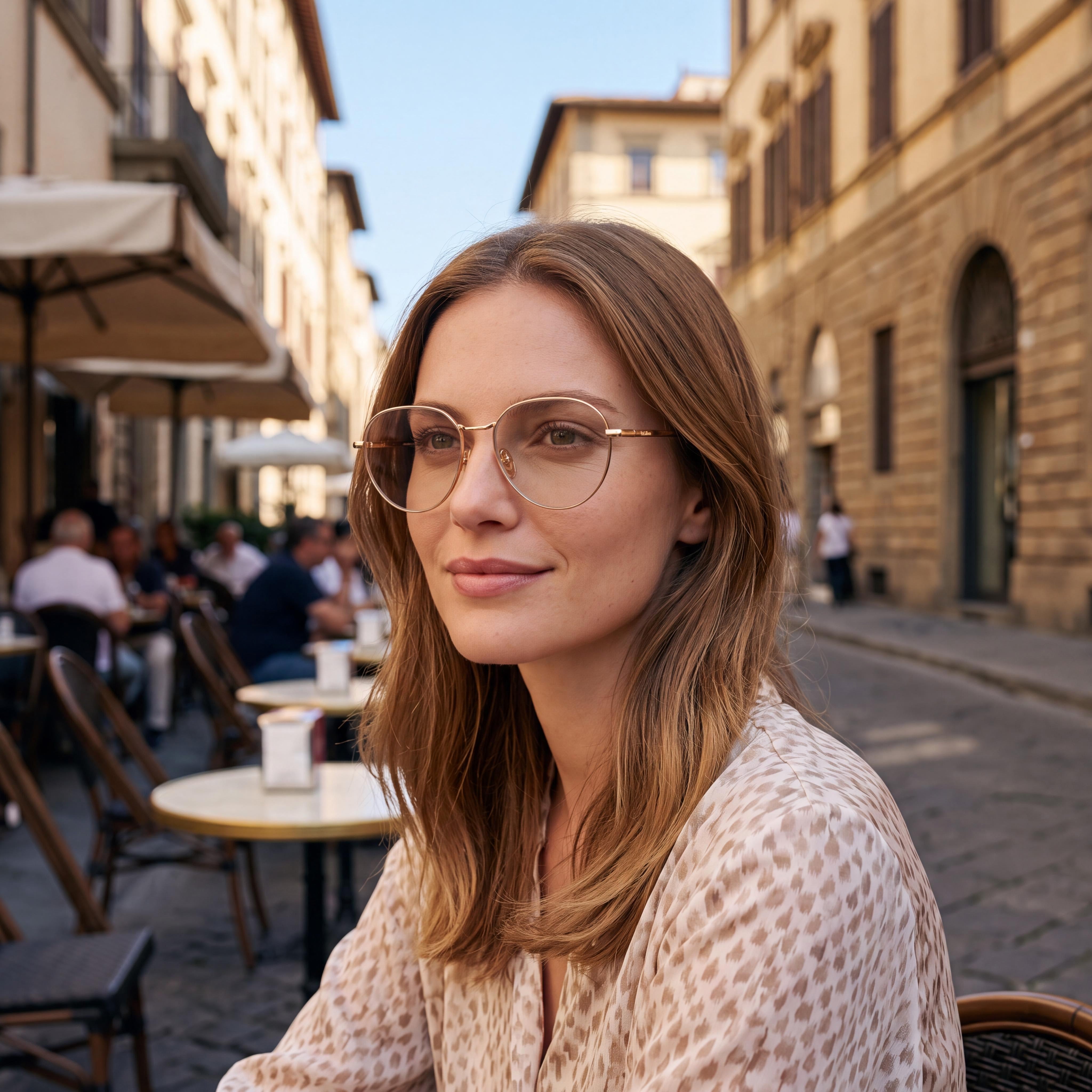 Gafas de sol de metal para mujer MaxMara Mm5178 con lentes de policarbonato, oro intenso brillante, 56-14-140mm, Photo 4