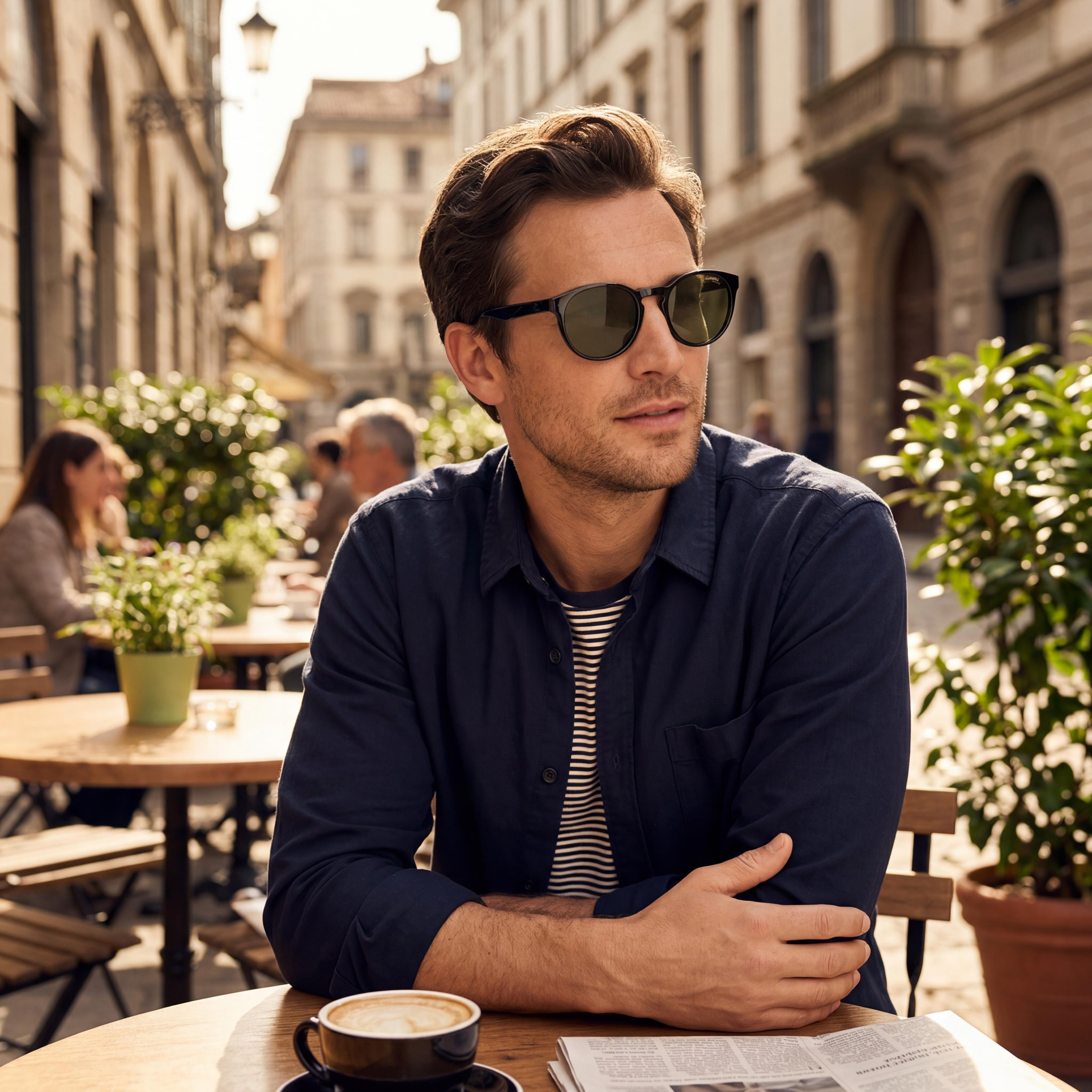 Gafas de sol Carrera 8056/S para hombre, de poliamida negra, no polarizadas, con protección UV, 51 mm, Photo 6