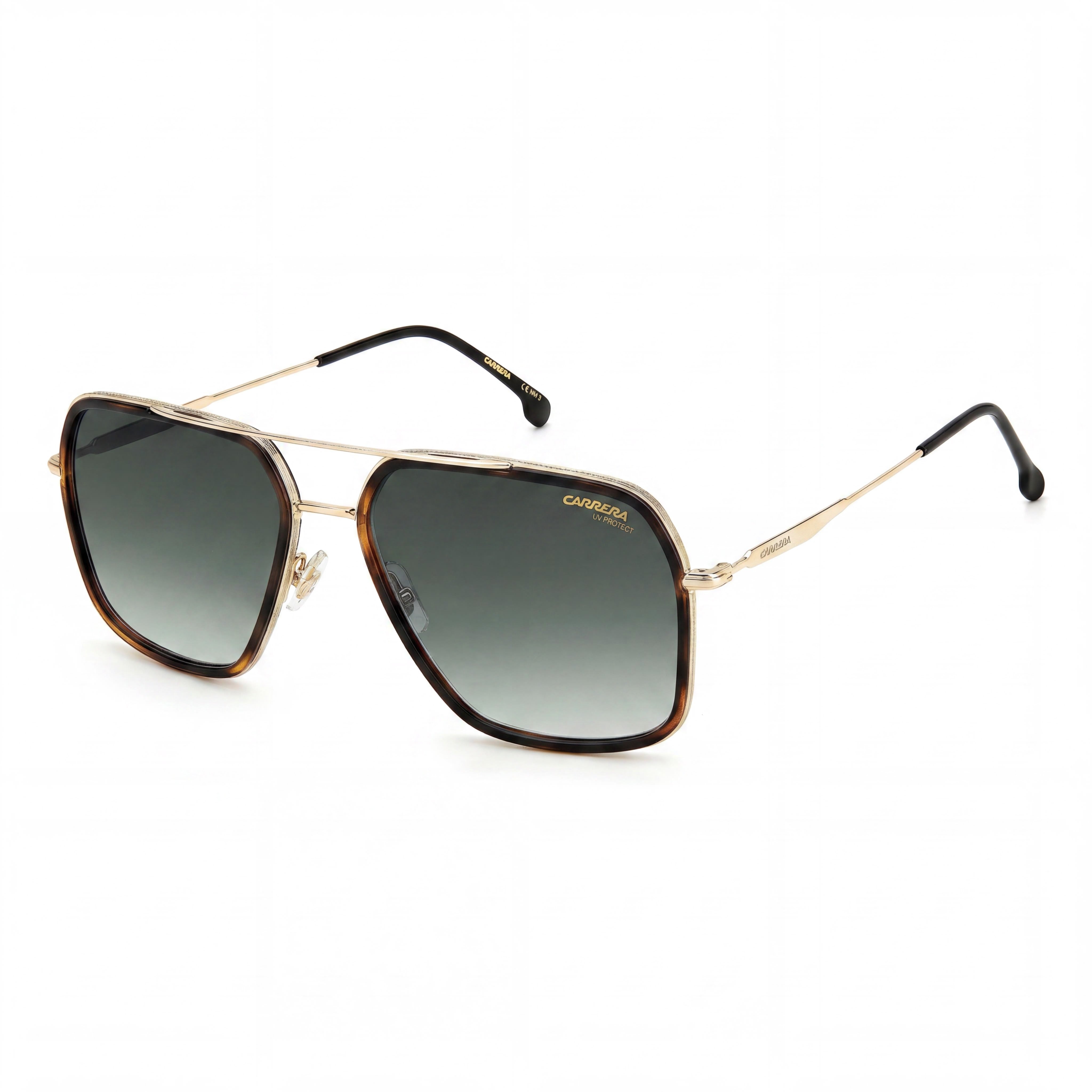 Gafas de sol Carrera 273/S para hombre, de acero inoxidable, color dorado habano, gris y verde, sin polarizar, 59-17-150, Photo 1