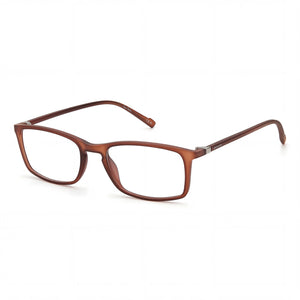 Pierre Cardin P.C. 6239 Brown Rectangle Eyeglasses Unisex, Propionate frame