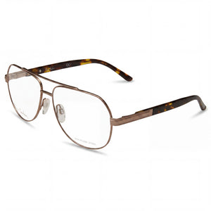 Pierre Cardin P.C. 6844 Gold Rectangle Eyeglasses for Men, Metal frame