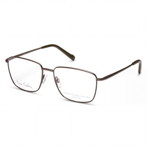 Pierre Cardin P.C. 6868 Silver Rectangle Eyeglasses Unisex, Titanium frame
