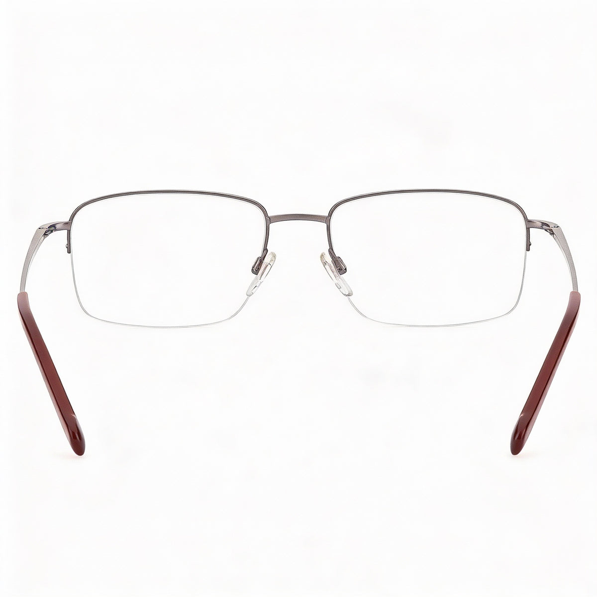 Pierre Cardin PC 6869 Silver Rectangle Eyeglasses for Men, 56mm, Photo 2